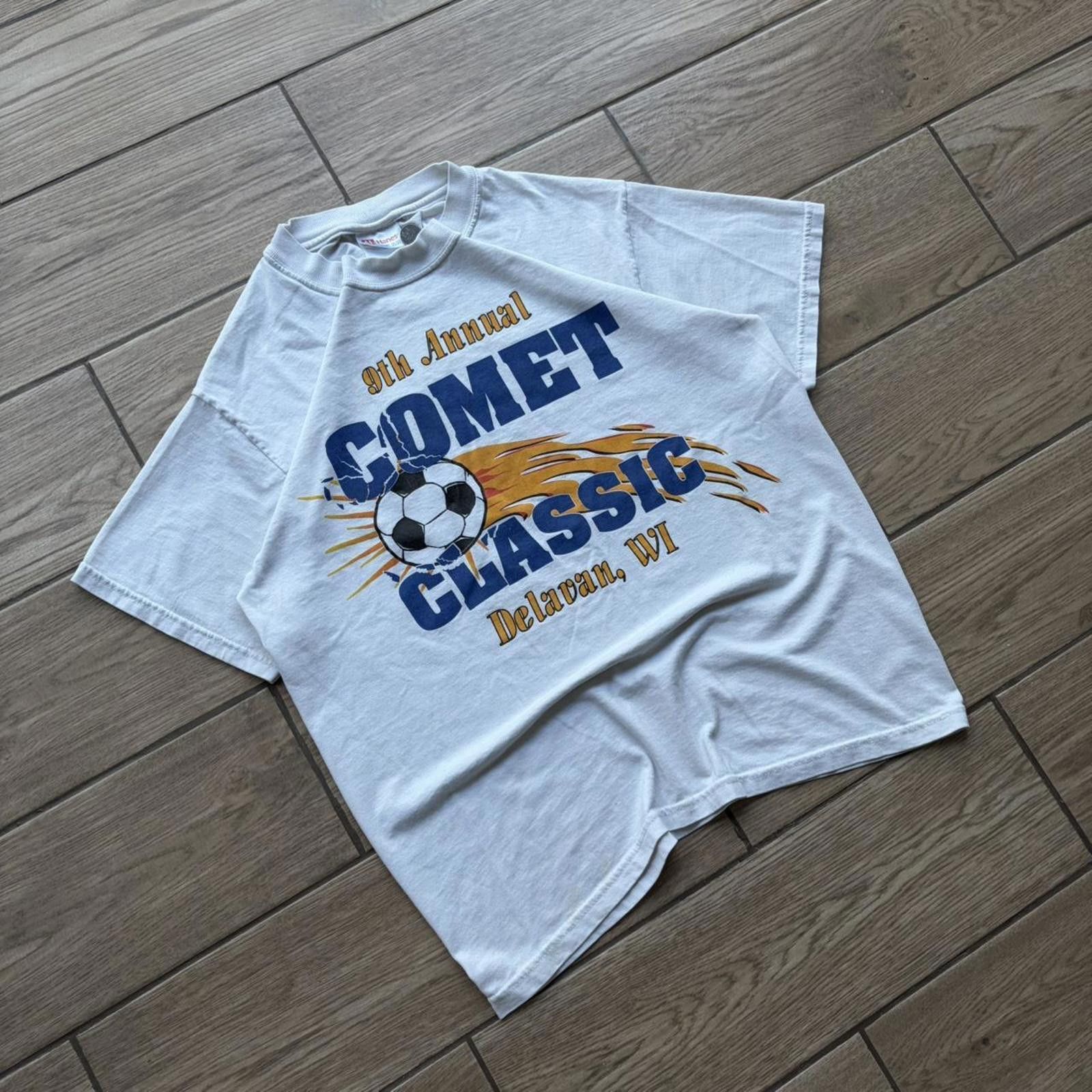 Other Vintage 90’s Comet Classic Soccer Tee Size US M / EU 48-50 / 2 - 2 Thumbnail