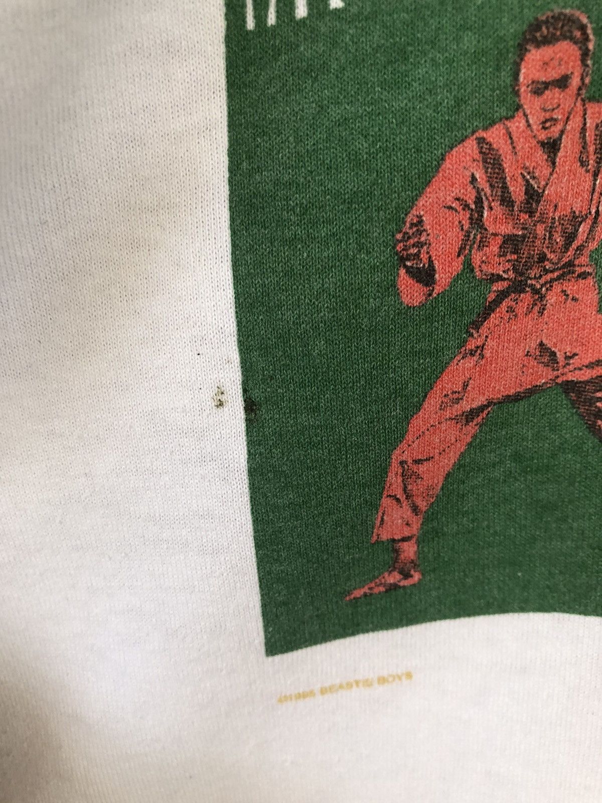 Band Tees × Rap Tees × Vintage Vintage 90s BEASTIE BOYS 3Q Raglan Shirt Size US XL / EU 56 / 4 - 7 Thumbnail