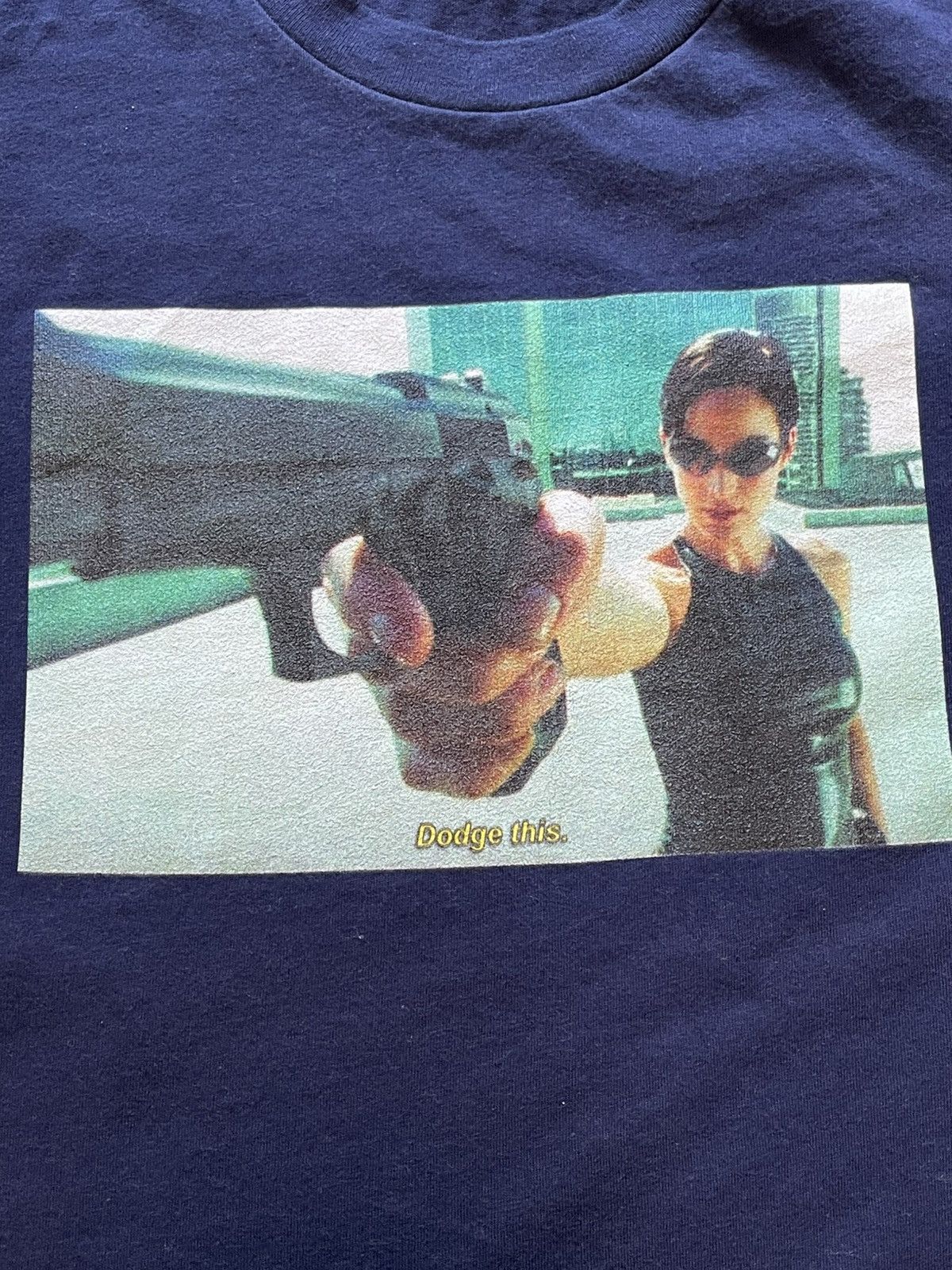 Other Trinity “Dodge this” Tee Size small the matrix Movie Shirt Size US S / EU 44-46 / 1 - 2 Thumbnail