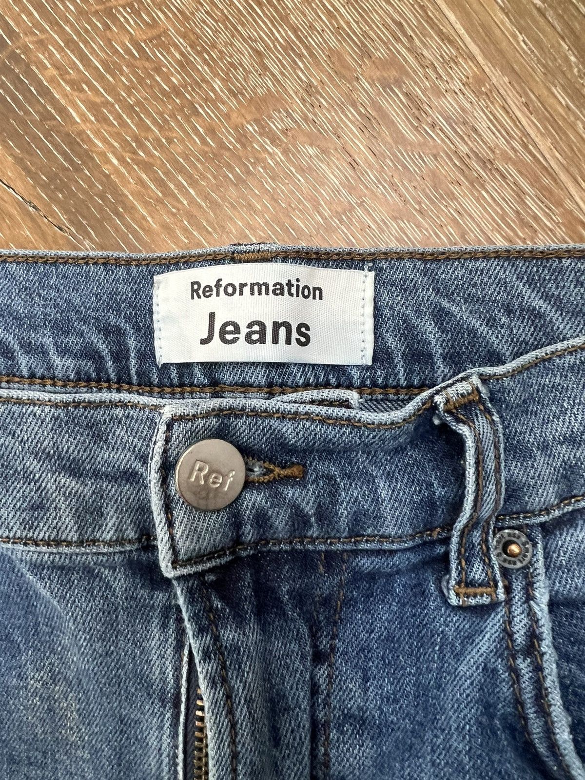 Reformation Reformation jeans po#10607 wash syracuse Size 29" - 3 Thumbnail