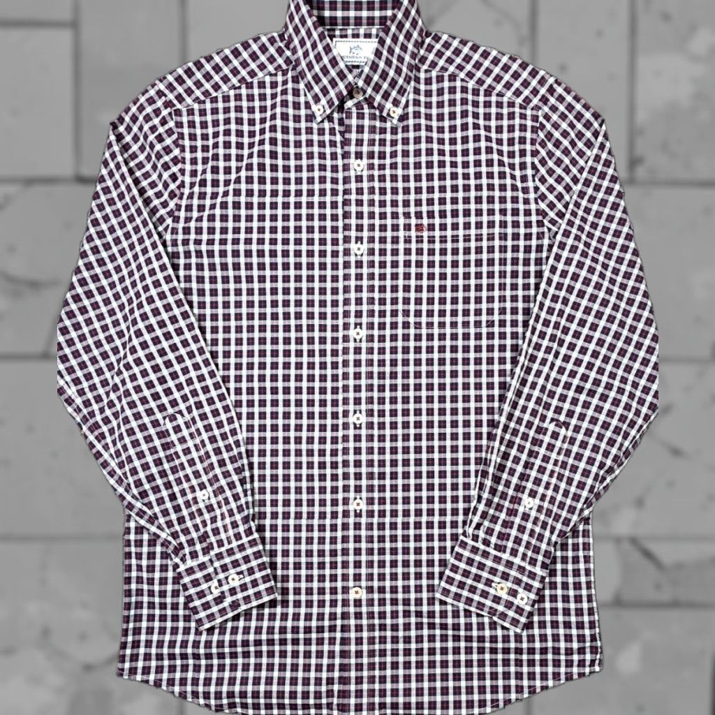 Southern Tide Southern Tide Intercoastal Shirt Men S Red Check Performance Regular Fit Size US S / EU 44-46 / 1 - 1 Thumbnail