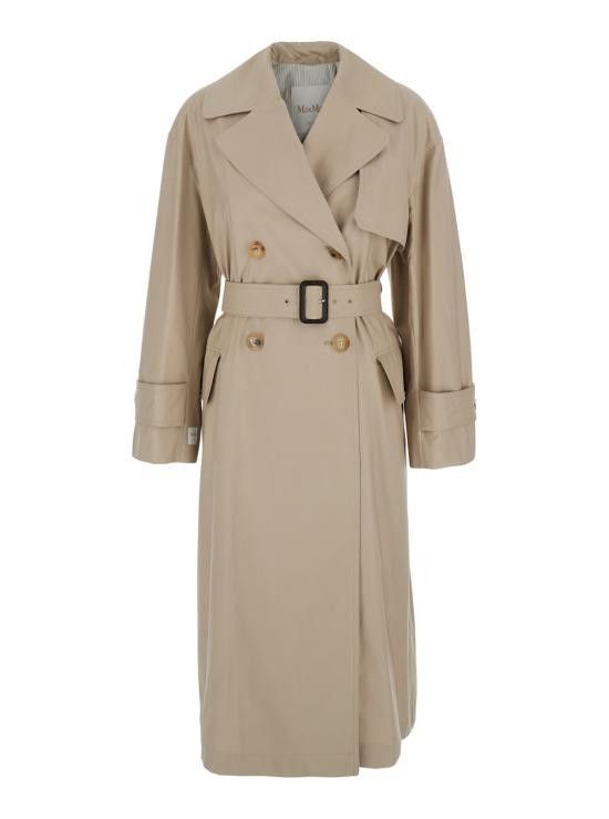 Max Mara MAX MARA Women Trench Coats 2519021074600013 Beige Size S / US 4 / IT 40 - 1 Thumbnail