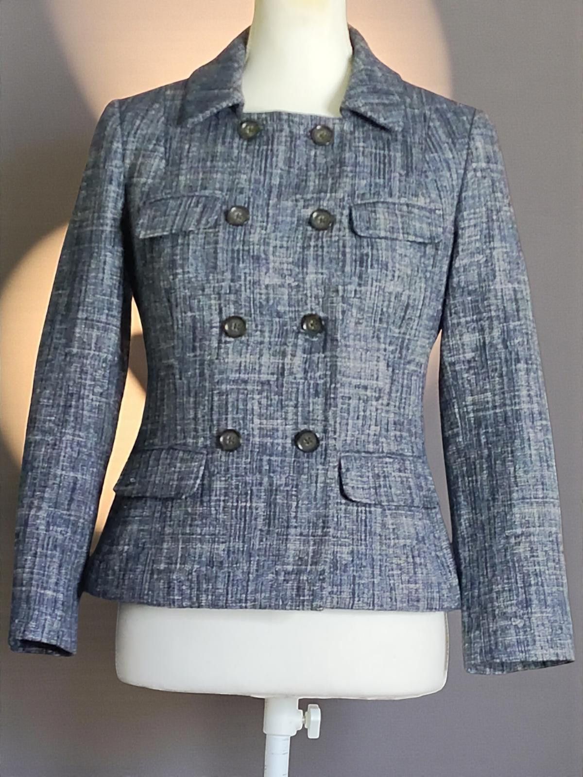 Banana Republic Banana Republic Size 2 Gray Tailored Jacket Size M / US 6-8 / IT 42-44 - 3 Thumbnail