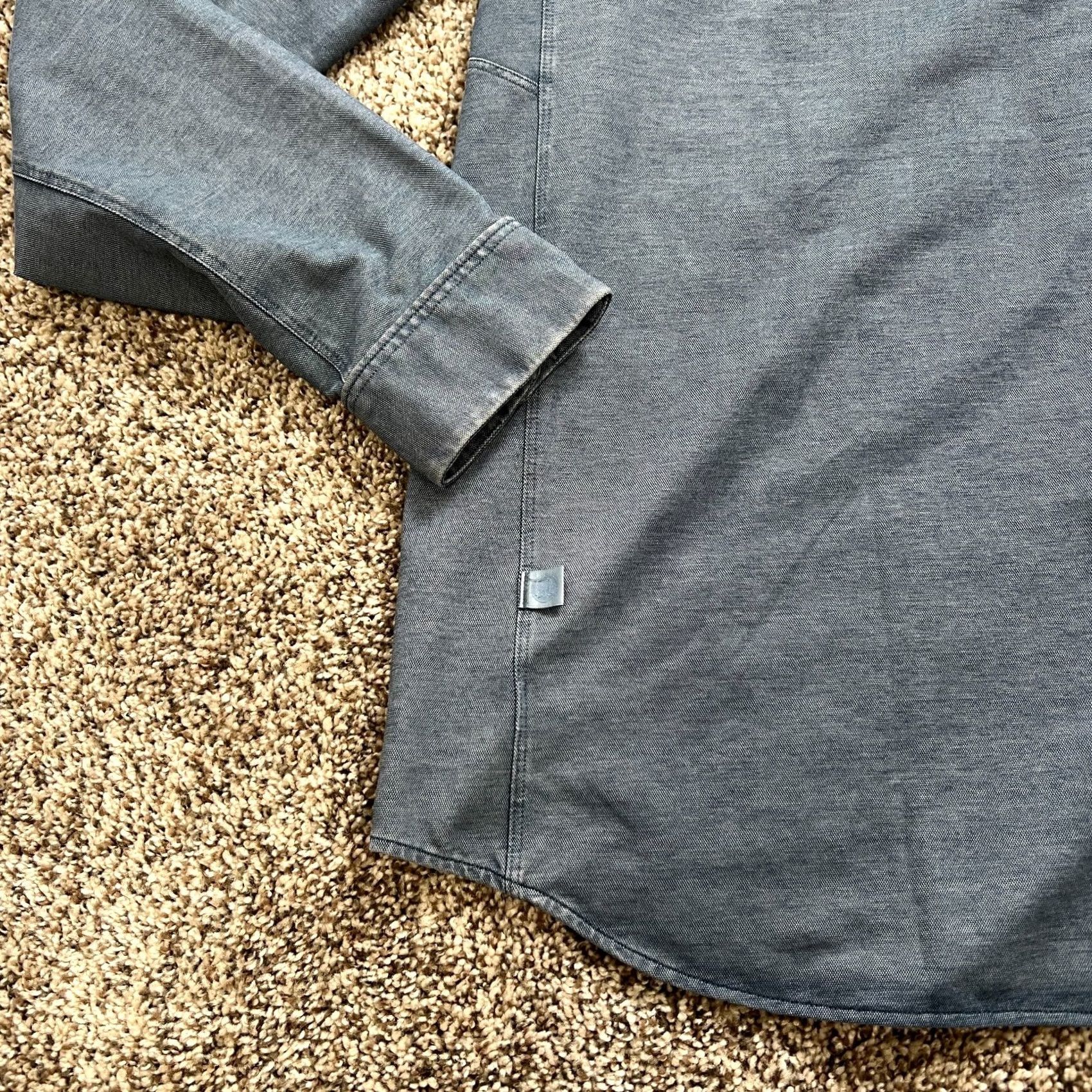Lululemon Lululemon Shirt Mens L Button-Up Blue Long Sleeve One Thing At A Time Collared Size US L / EU 52-54 / 3 - 6 Thumbnail