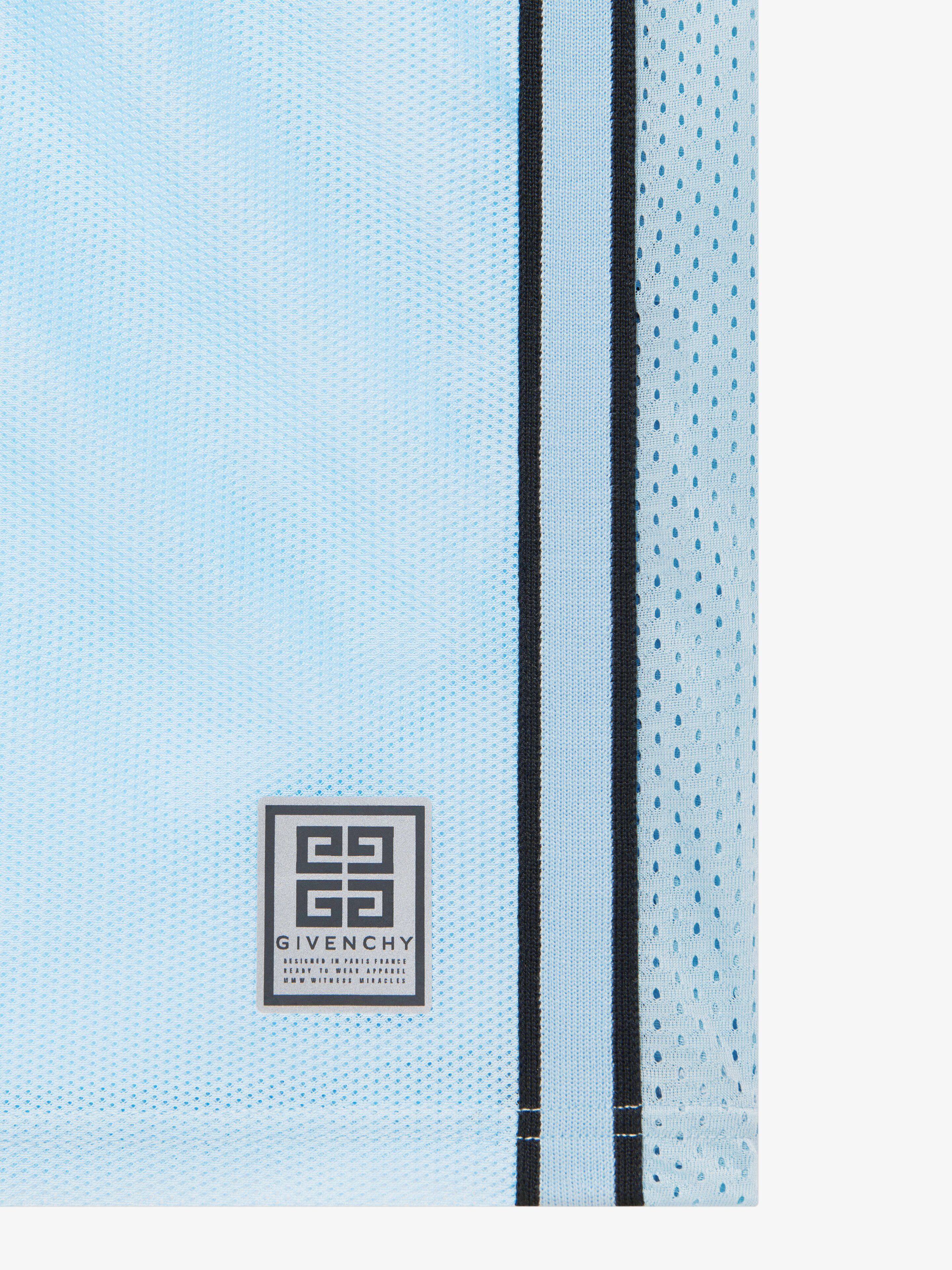 Givenchy o1mle0125 Basketball Logo Tank Top In Mesh in Light Blue Size US M / EU 48-50 / 2 - 6 Thumbnail