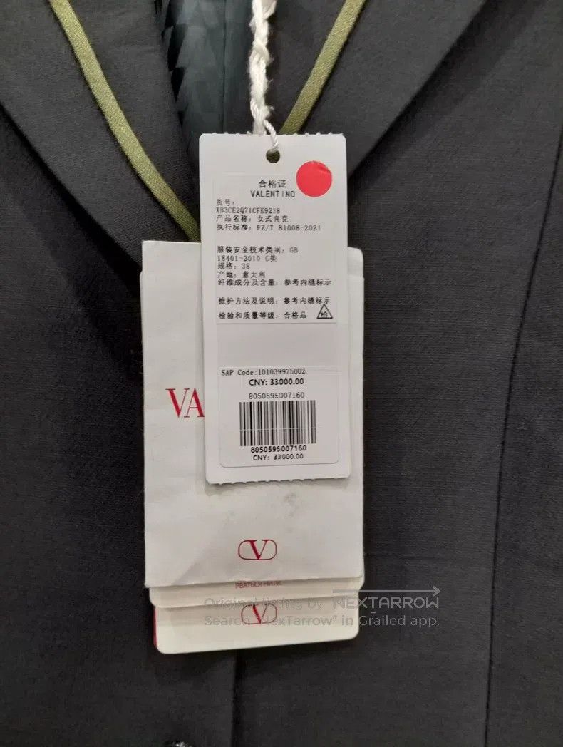 Valentino Valentino Flower collar coat Size S / US 4 / IT 40 - 6 Thumbnail