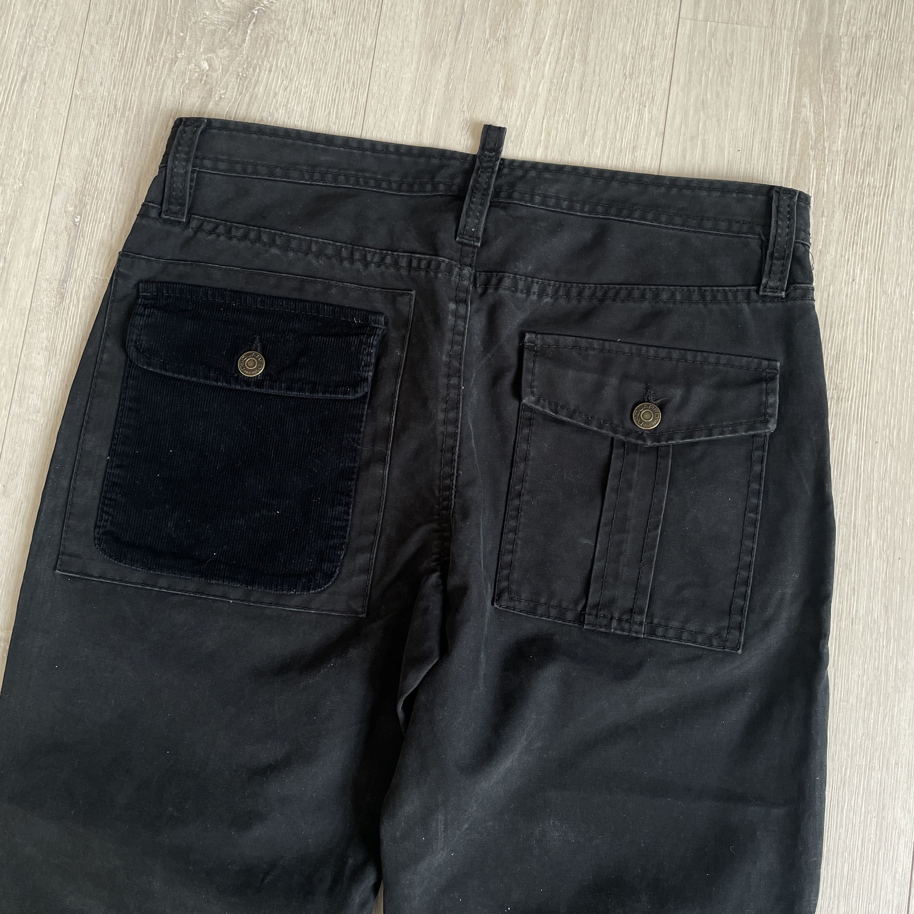 Dsquared2 Dsquared2 AW09 patchwork biker pants Size US 30 / EU 46 - 4 Thumbnail