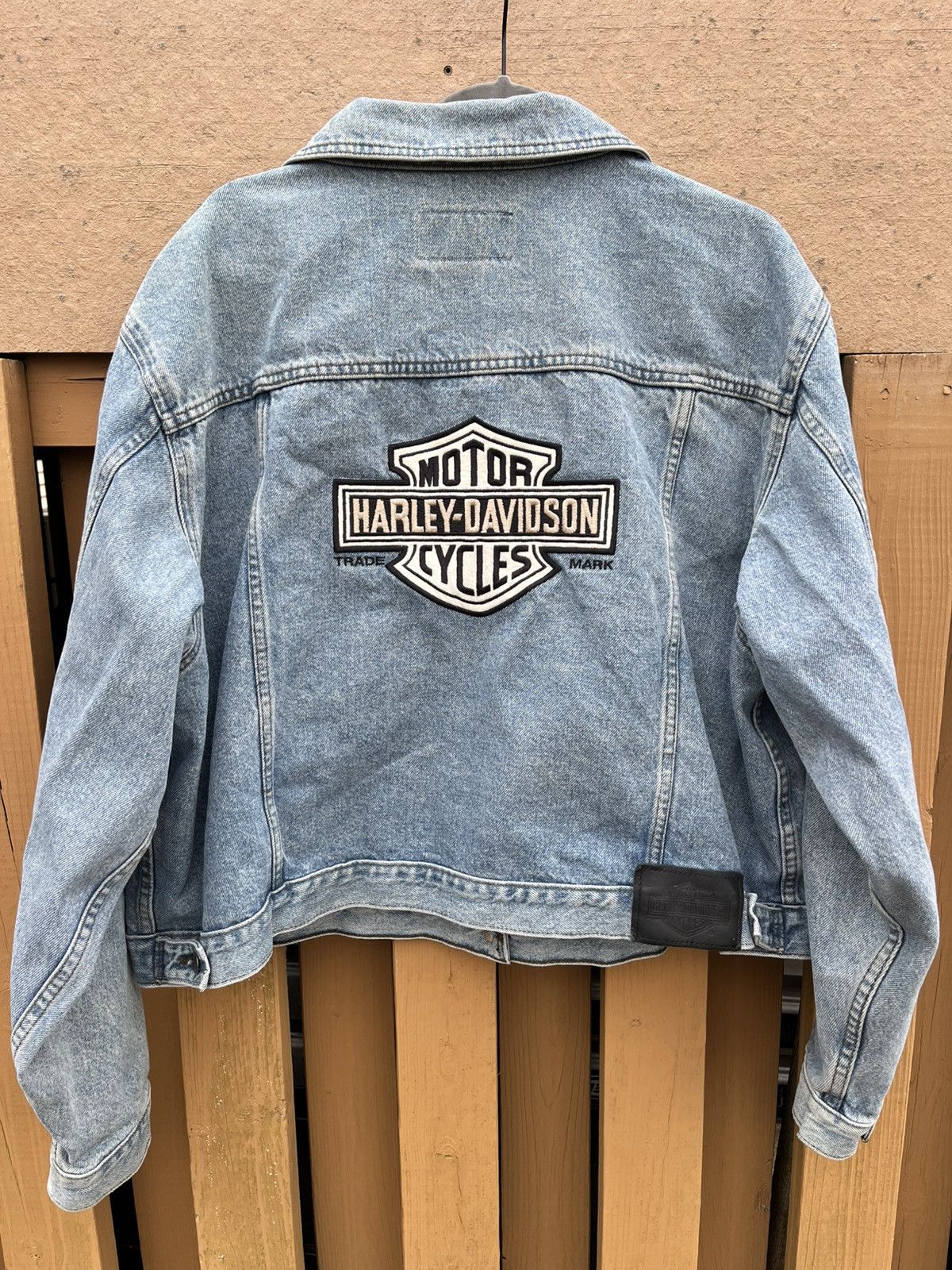 Harley Davidson Harley Davidson Jean Jacket Size US L / EU 52-54 / 3 - 8 Thumbnail