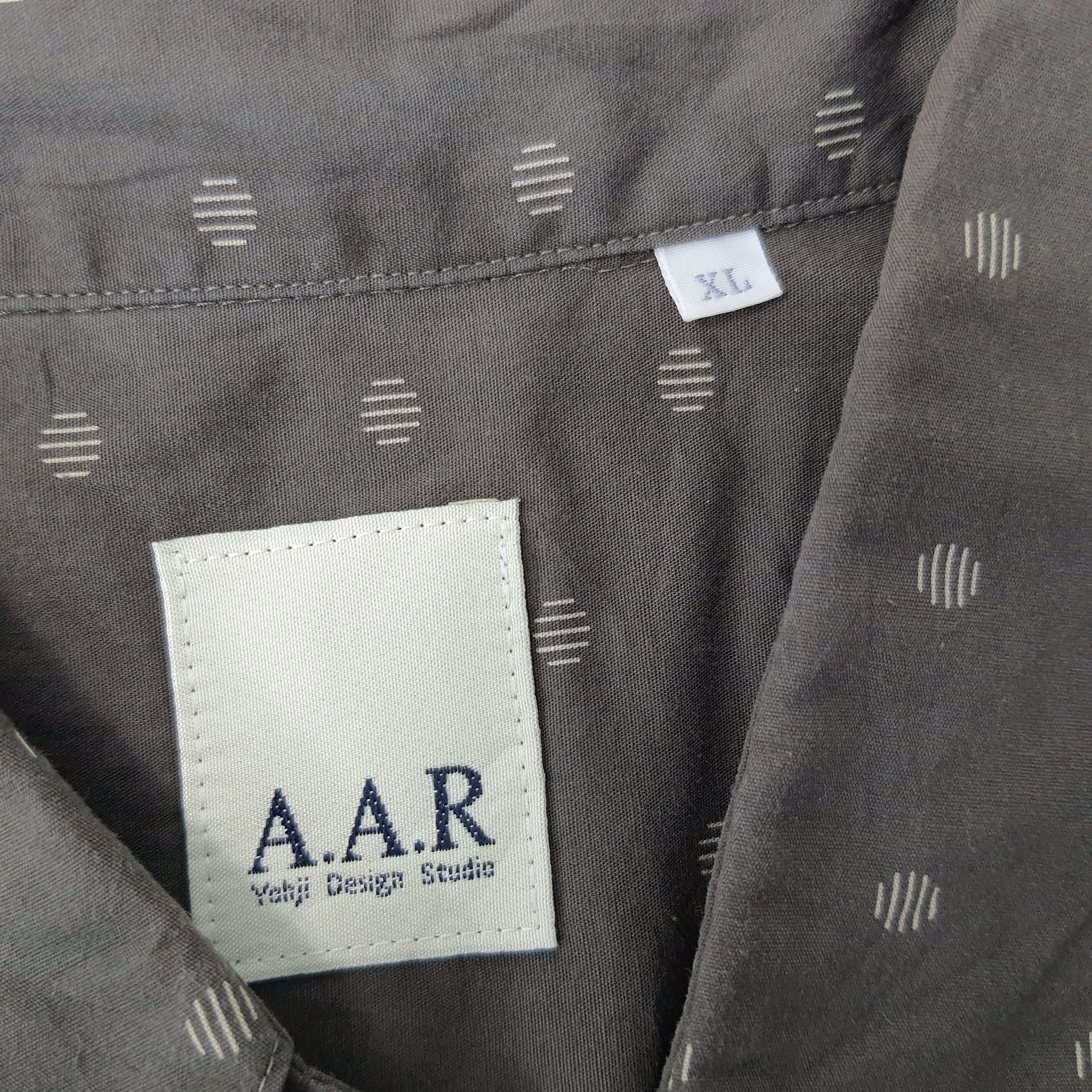Japanese Brand × Vintage × Yohji Yamamoto Vintage A.A.R Yohji Custom Logo Button Up Shirt C219N27 Size US M / EU 48-50 / 2 - 4 Thumbnail