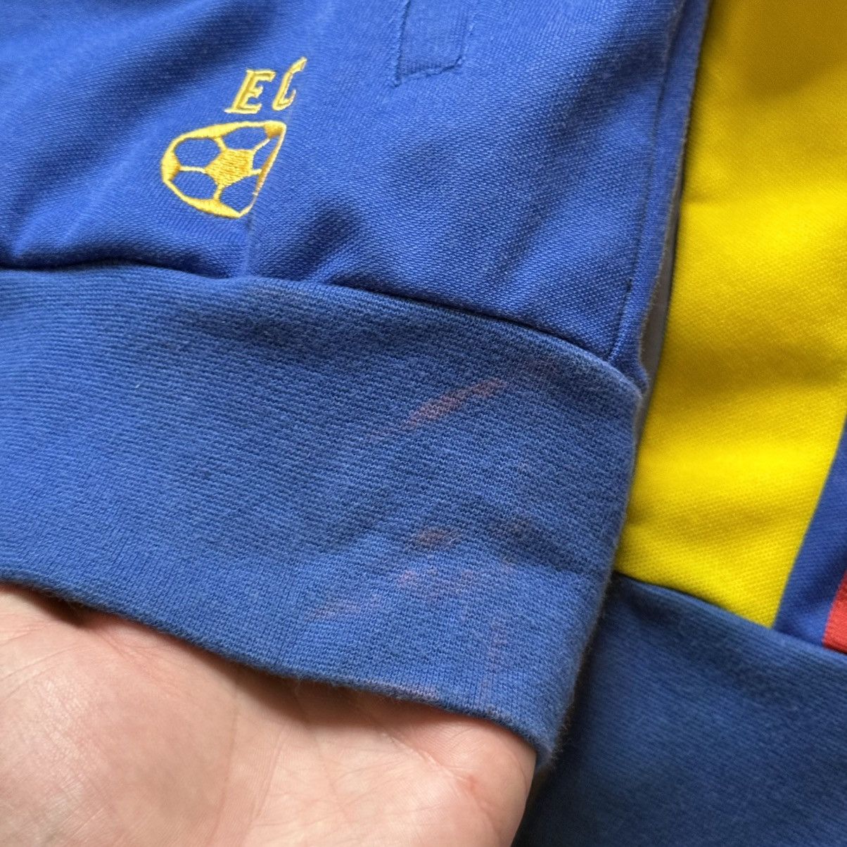 Adidas 2006 Adidas Ecuador World Cup Soccer Football Track Zip Y2K Size XS / US 0-2 / IT 36-38 - 6 Thumbnail