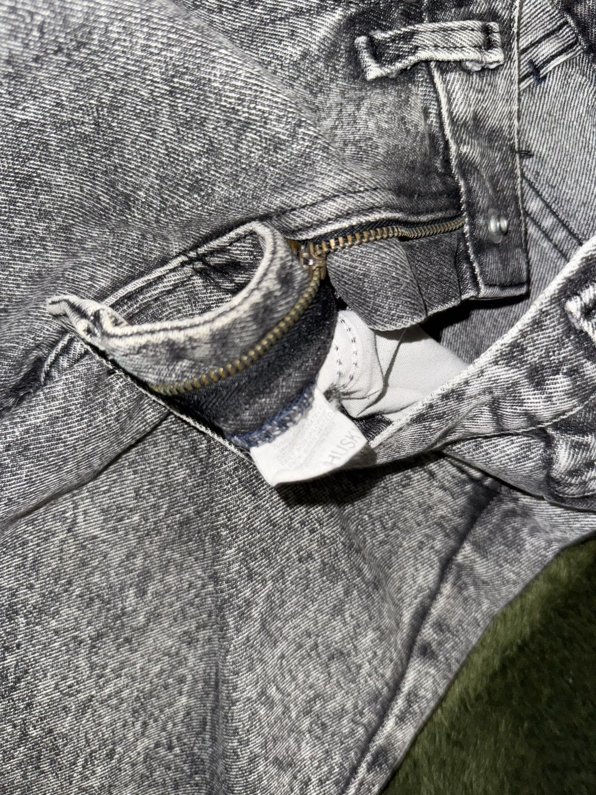 Lee [27] 90s LEE Made in USA Stone-Wash Denim Pants Size US 27 - 4 Thumbnail