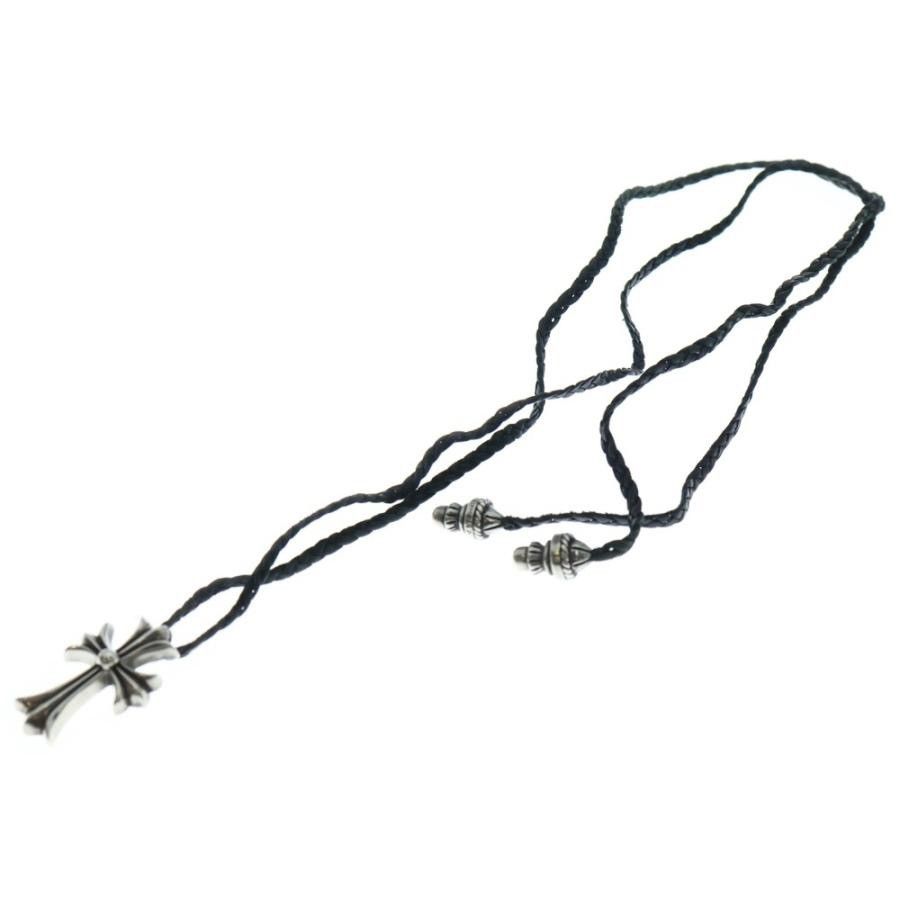 Chrome Hearts Chrome Hearts CH Cross Leather Braid PENDANT Necklace Size ONE SIZE - 2 Thumbnail