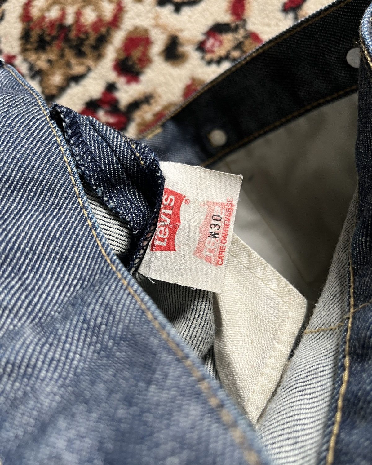 Levi's 2000’s Levi’s Engineered Raw Indigo Jeans Size US 30 / EU 46 - 12 Thumbnail