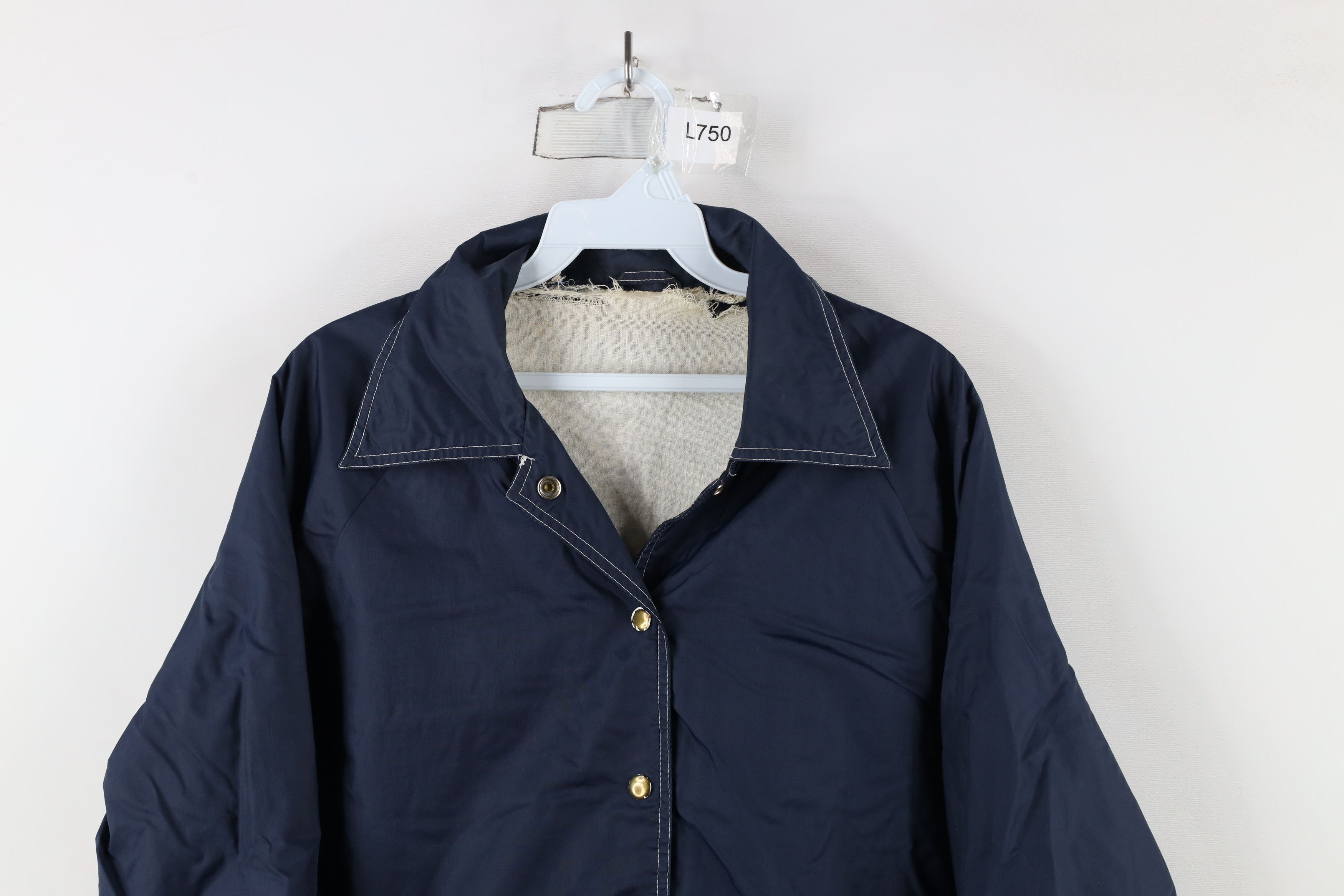Vintage Vintage 70s Streetwear Lined Coaches Coach Jacket Blue USA Size US L / EU 52-54 / 3 - 2 Thumbnail