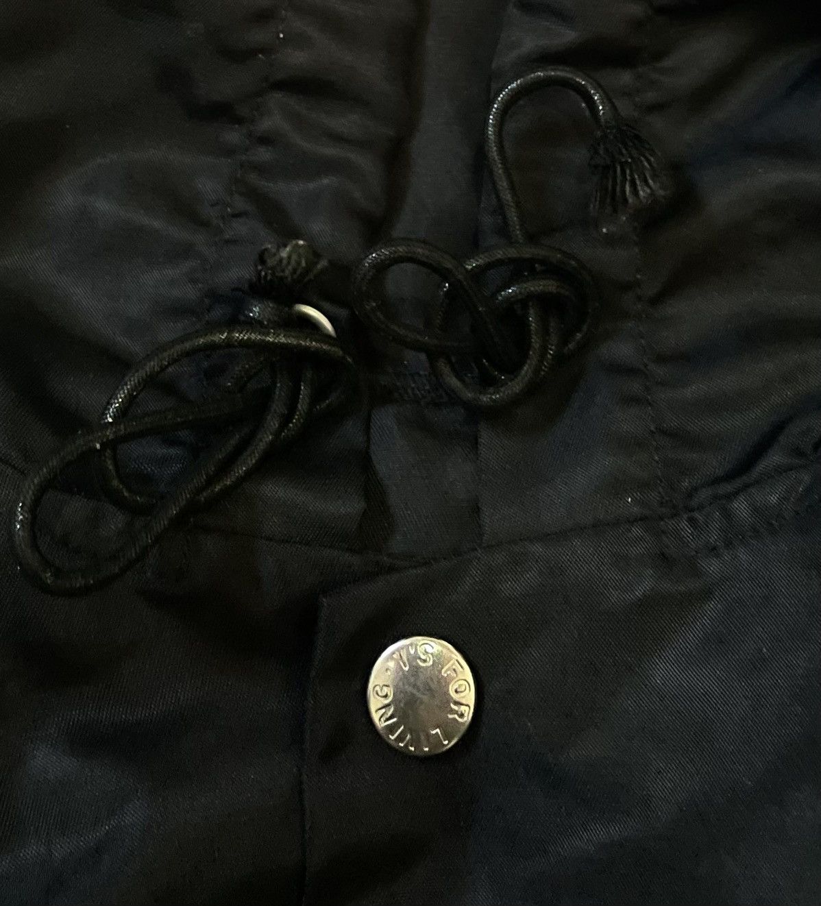Yohji Yamamoto TAX FREE 🇺🇸 Vintage y’s for living logo nylon hooded jacket Size US XL / EU 56 / 4 - 6 Thumbnail