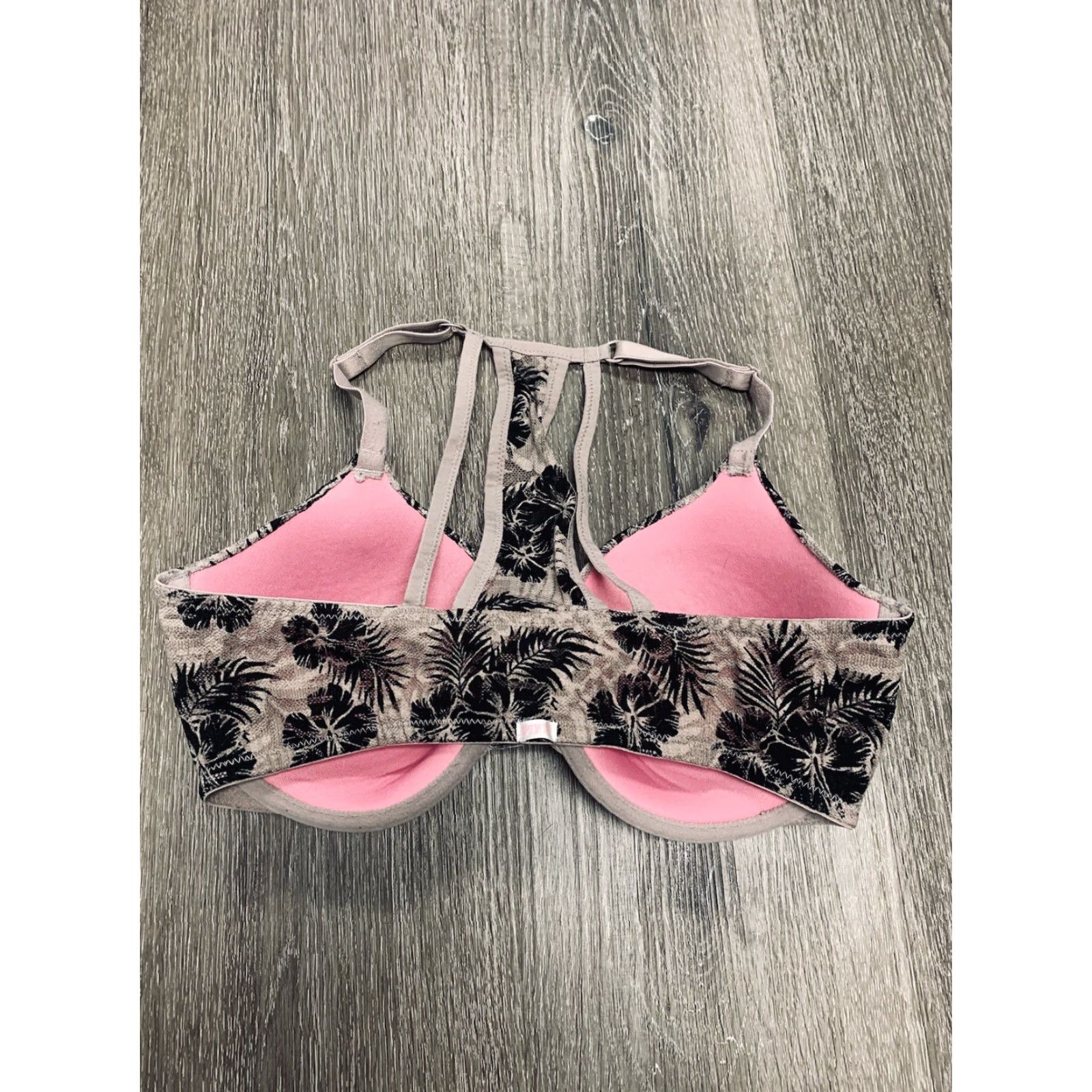Victoria's Secret Victoria's Secret PINK Women Bra 32DD Violet Hawaiian Lightly Lined Front Closure T-Shirt Bra Womens Size ONE SIZE - 3 Thumbnail