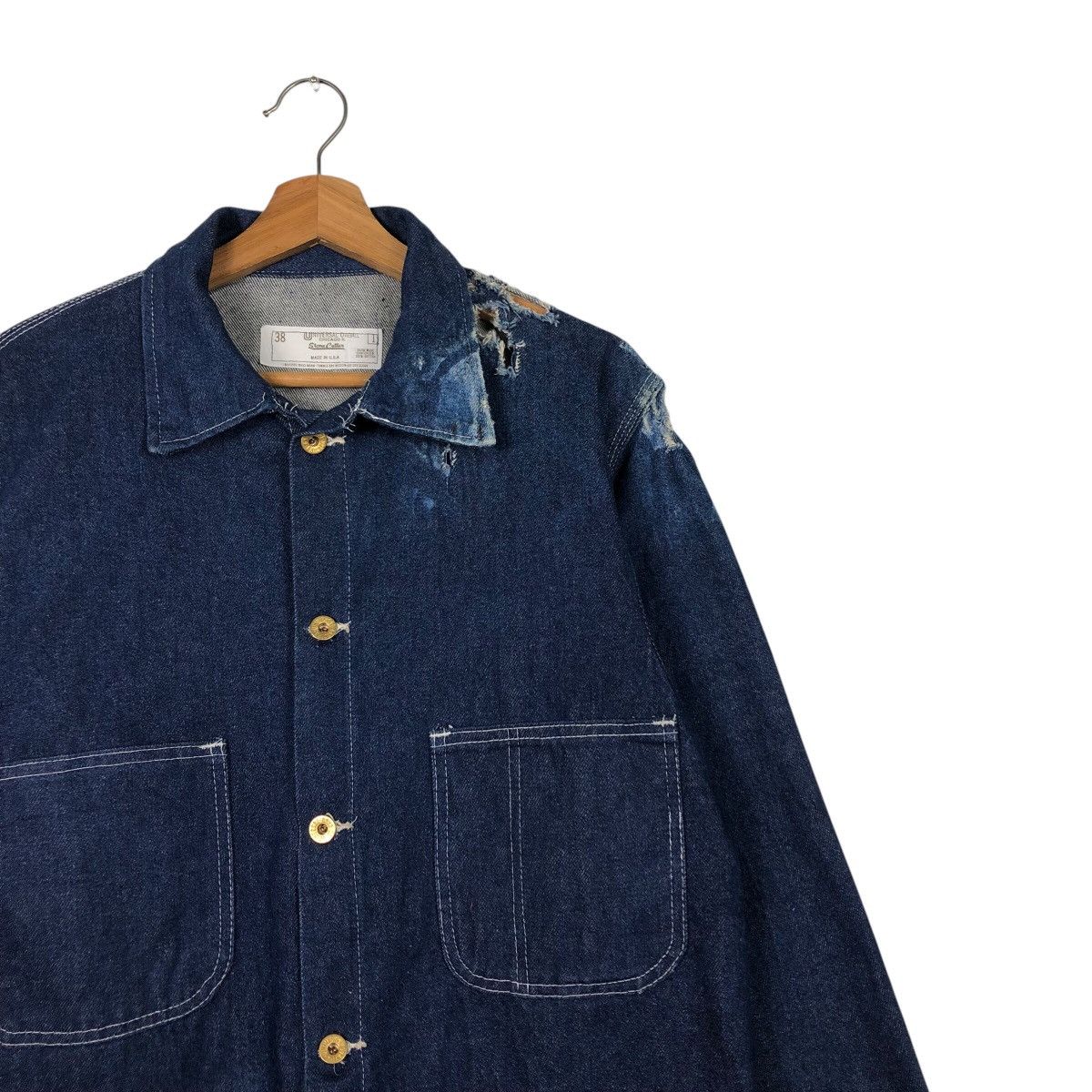 Toyo Enterprises 📌Vintage Chore Jacket Union Made Isanforized Universall Usa Size US M / EU 48-50 / 2 - 7 Thumbnail