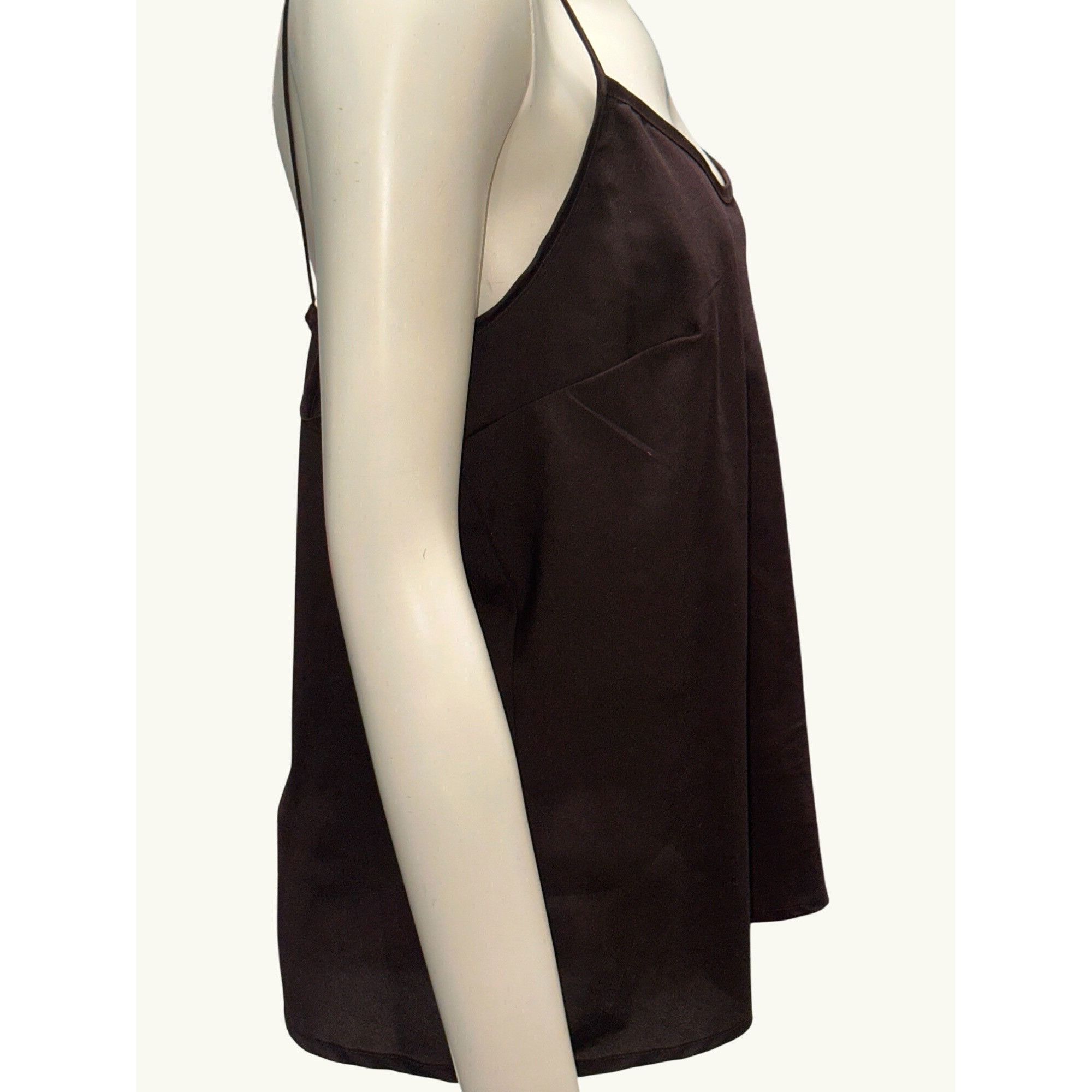 Other CCC Brown Sleeveless Camisole Top Petite Large All Polyester Size S / US 4 / IT 40 - 4 Thumbnail