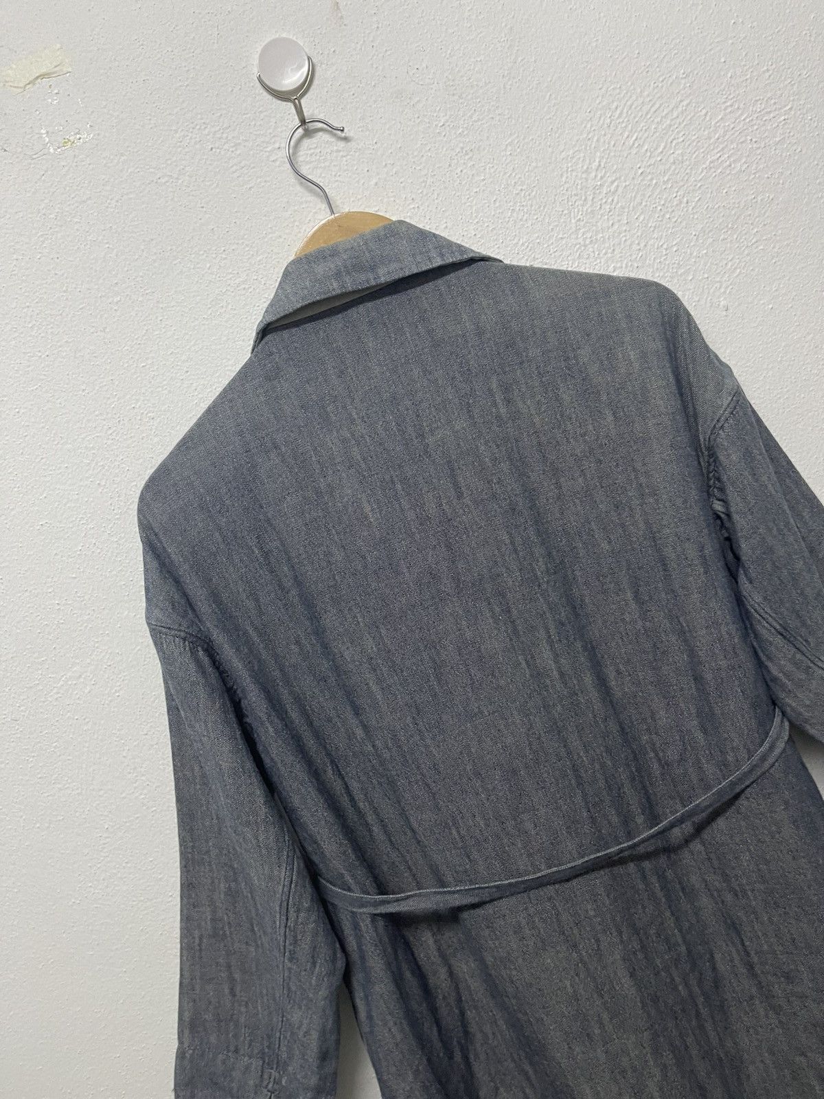 45rpm VINTAGE 45RPM INDIGO DYE CHORE LONG COTTON JACKET Size US L / EU 52-54 / 3 - 11 Thumbnail