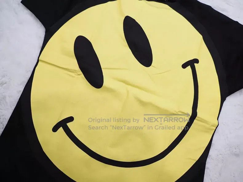 Raf Simons Raf simons 20SS black smiley face short sleeves Size US S / EU 44-46 / 1 - 3 Thumbnail
