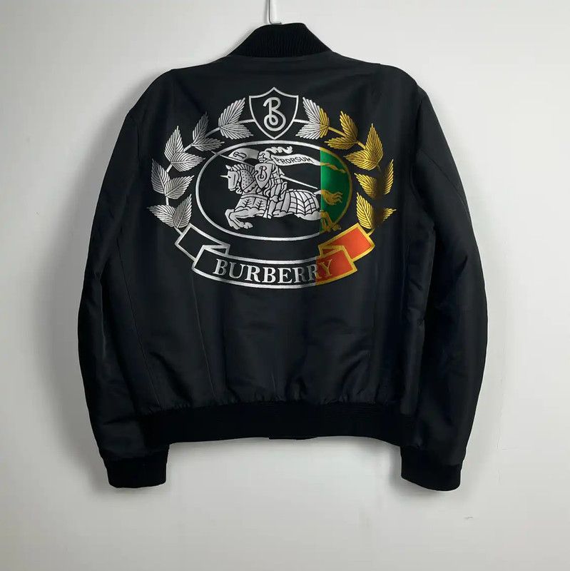 Burberry Burberry Black Men's Jacket with Logo Details Size US L / EU 52-54 / 3 - 1 Thumbnail