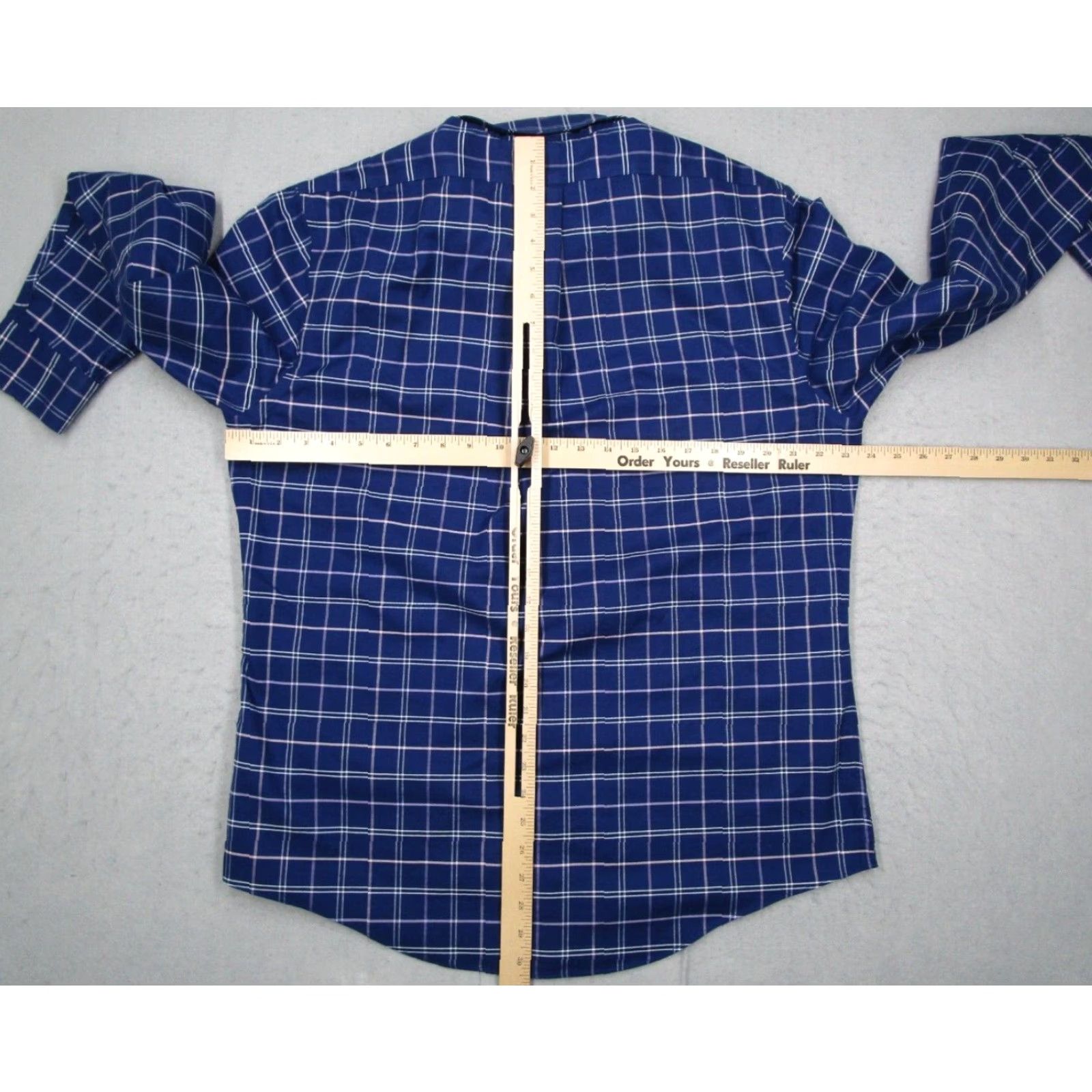 Brooks Brothers Brooks Brothers Regent Shirt Mens L Blue Check Button Up Supima Sheep Embroidered Non-Iron Classic Size US L / EU 52-54 / 3 - 5 Thumbnail