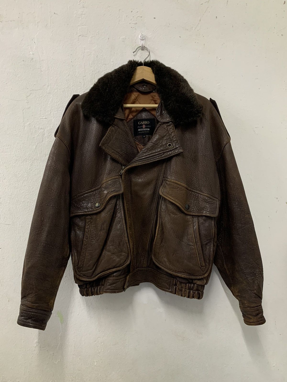 Japanese Brand Leather Jacket Garbo Size US M / EU 48-50 / 2 - 1 Thumbnail