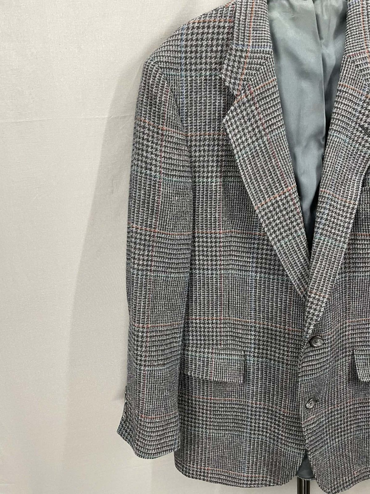 Other Hart Schaffner Marx Glen Plaid Wool Blazer 44R USA Size 44R - 4 Thumbnail