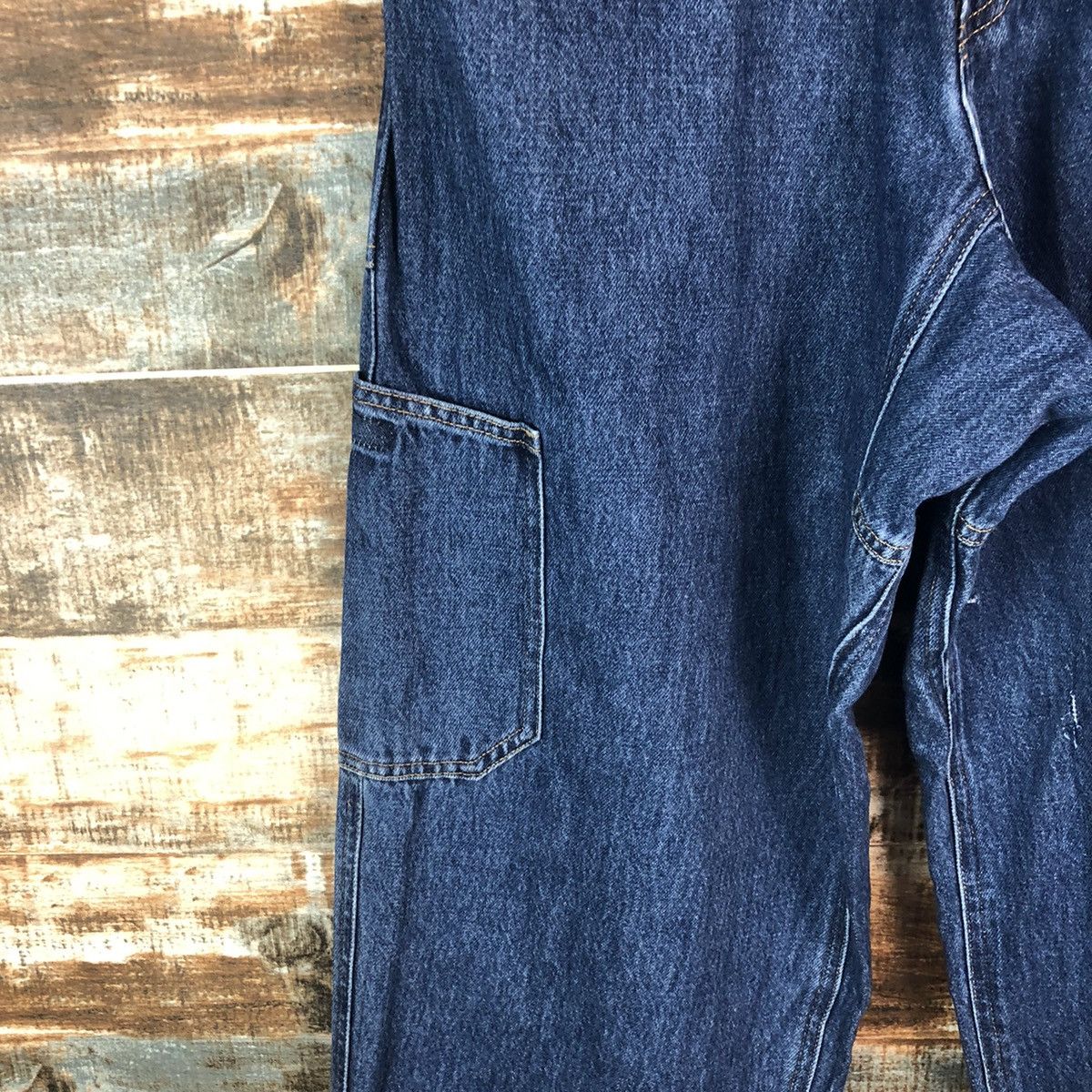 Gramicci Gramicci Blue Denim utility jeans cargo Pants #A2096 Size US 31 - 9 Thumbnail