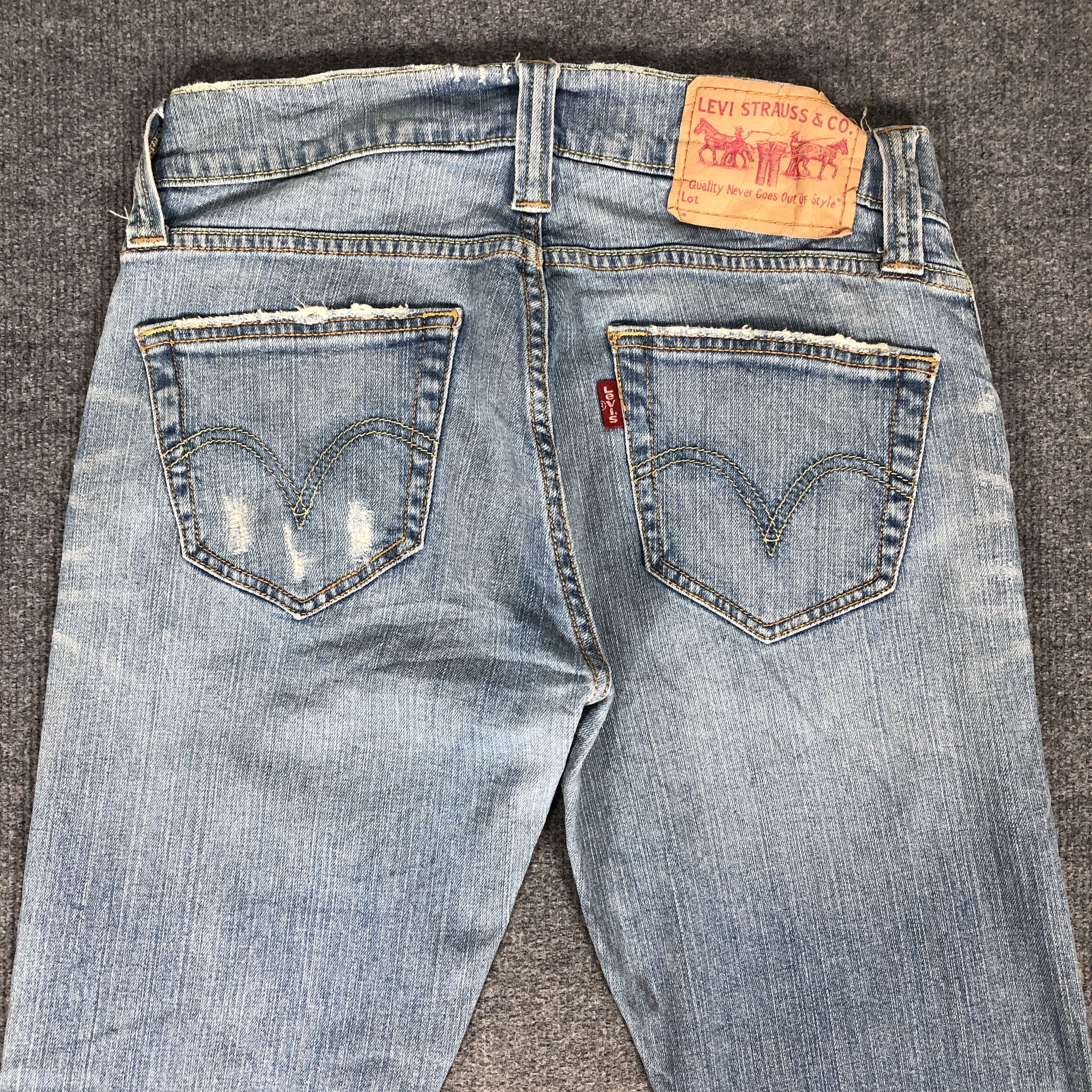 Levi's × Vintage Womens Vintage Levis 504 Jeans Slouch Straight L1104W Size 32" / US 10 / IT 46 - 6 Thumbnail
