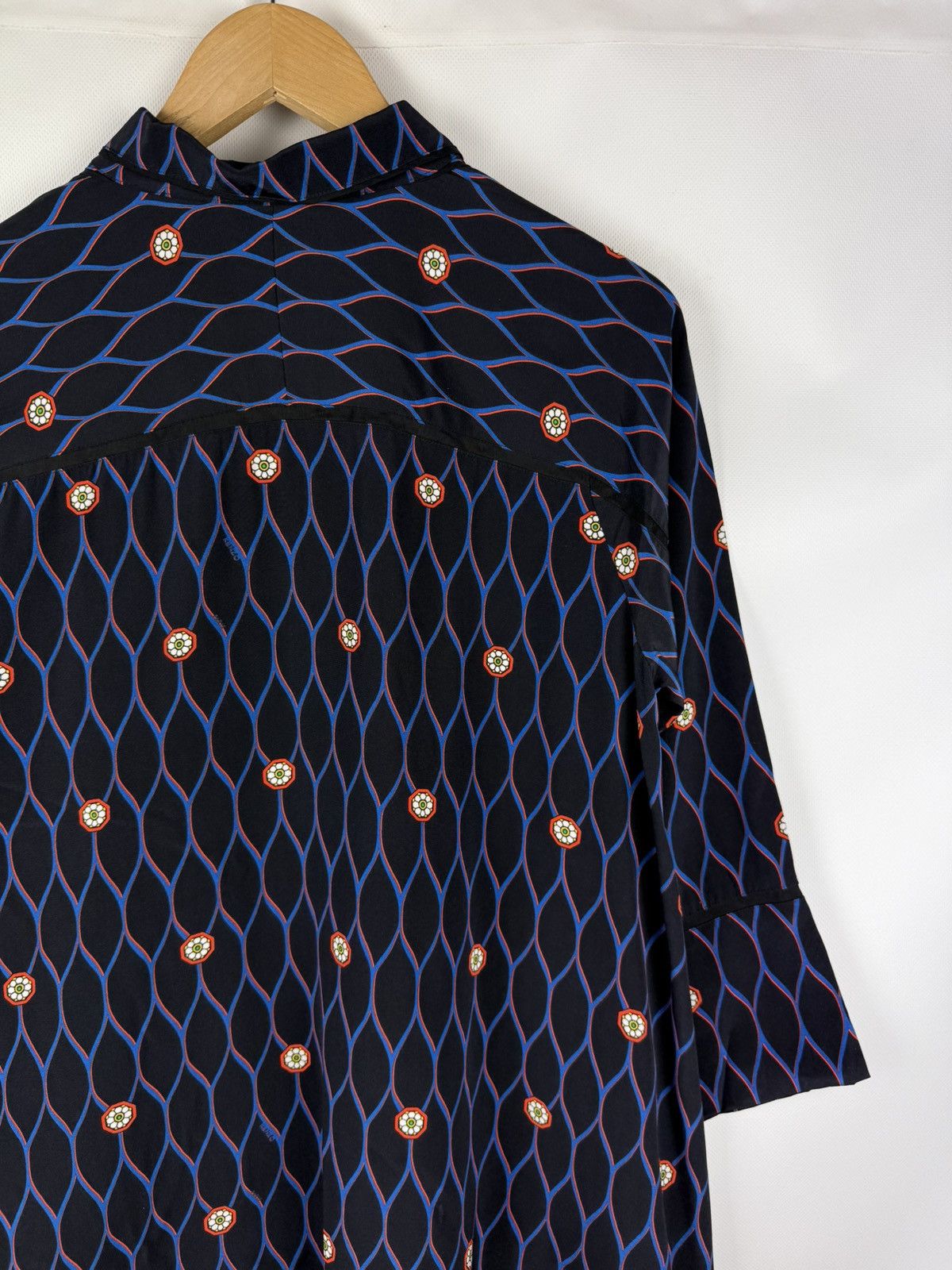 Kenzo Kenzo H&M Ladies Patterned Lagenlook Silk Tunic Blouse Dress Size L / US 10 / IT 46 - 20 Thumbnail