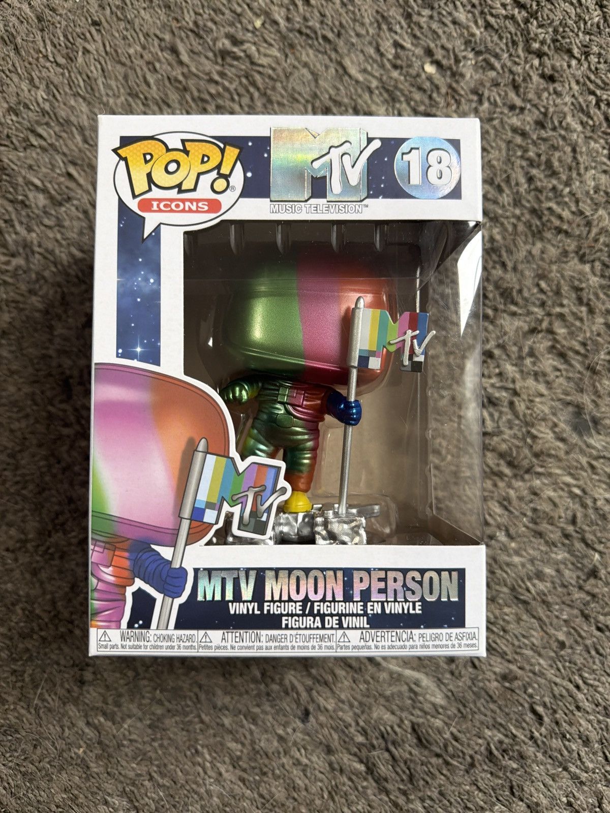 Mtv Funko Pop! MTV Moon Person Vinyl Figure Size ONE SIZE - 1 Thumbnail