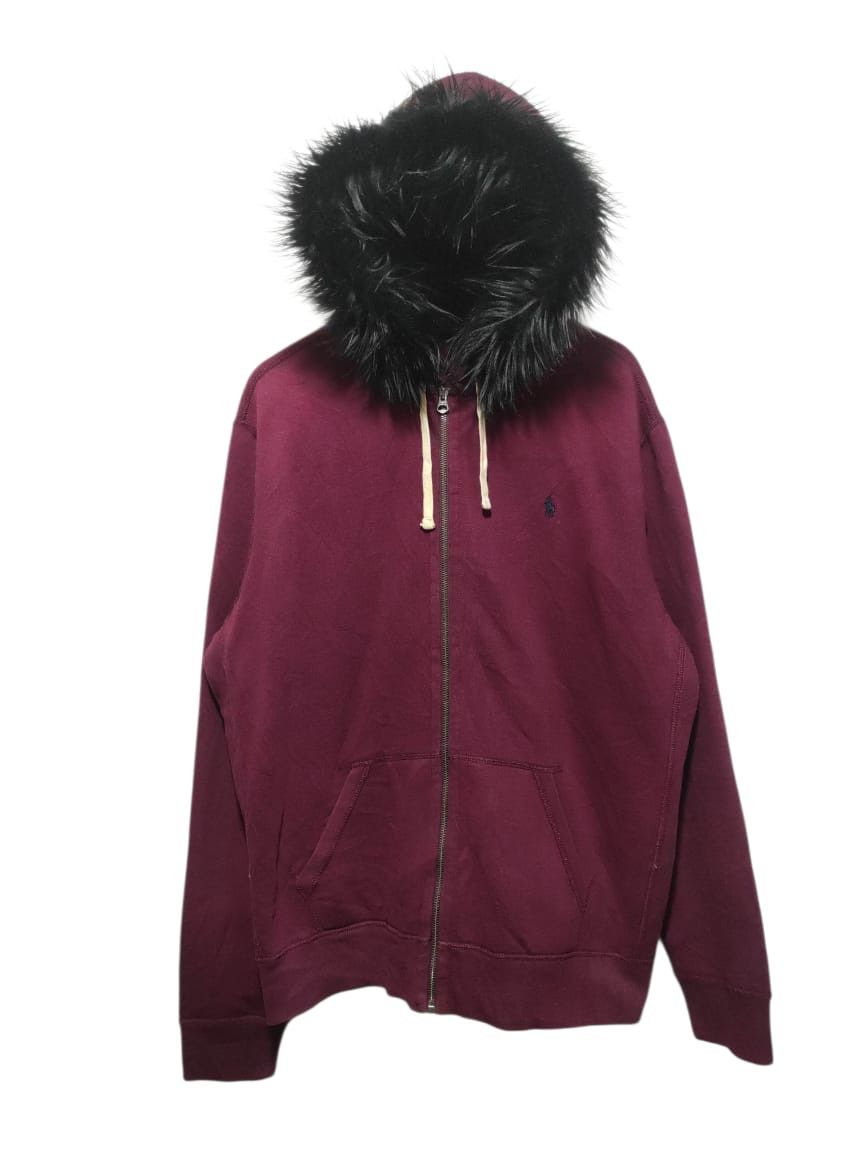 Polo Ralph Lauren Polo Ralph Lauren zipper fur hoodie LGB style Size US XL / EU 56 / 4 - 1 Thumbnail