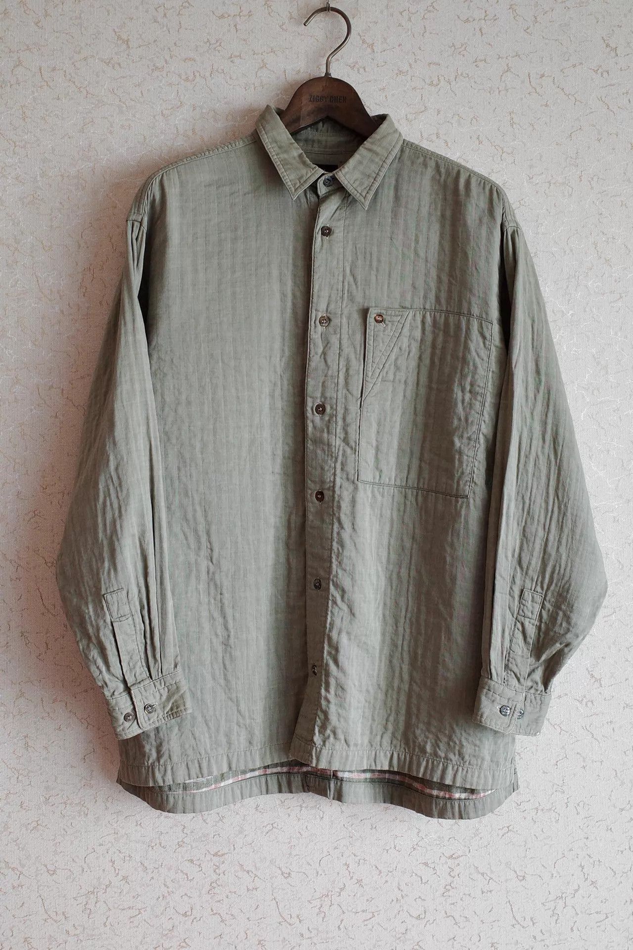 Issey Miyake Issey Miyake 90s Stitched Vintage Cotton Shirt Size US L / EU 52-54 / 3 - 1 Thumbnail