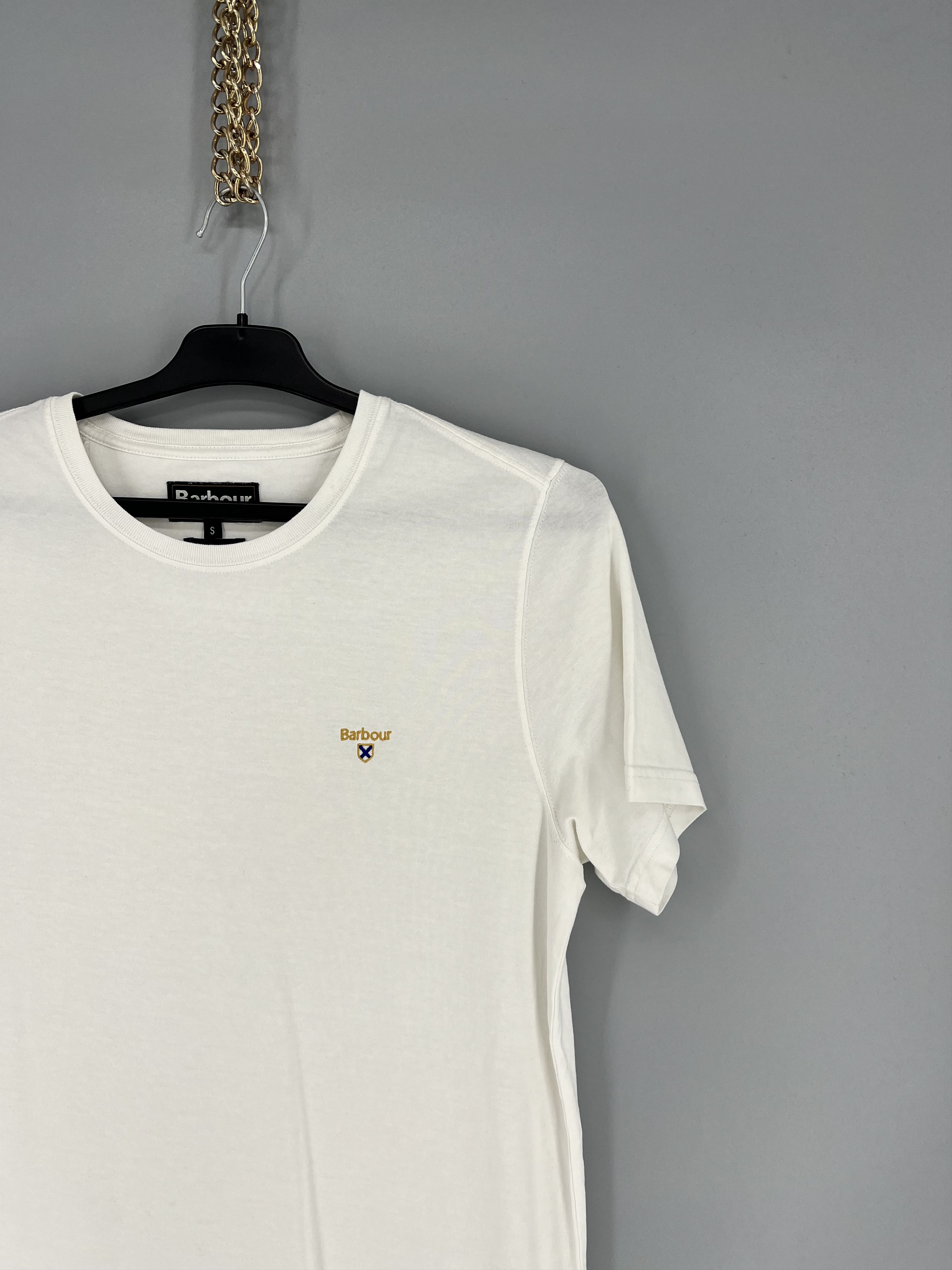 Barbour VINTAGE Mens Barbour Mini Logo T-Shirt Size S Size US S / EU 44-46 / 1 - 5 Thumbnail