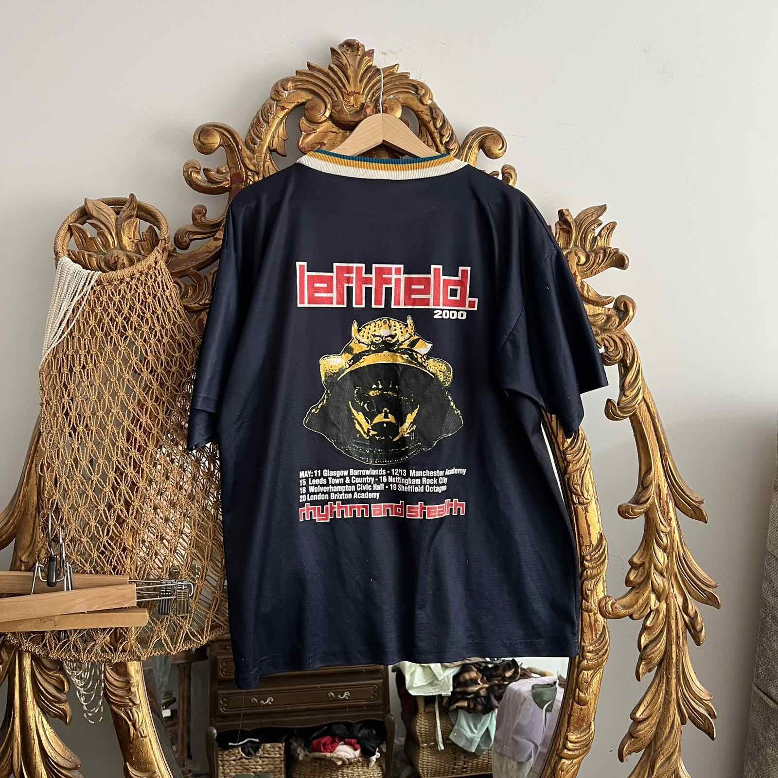 Vintage Leftfield 1999 vintage band Jersey tee Sz XL Size US XL / EU 56 / 4 - 1 Thumbnail