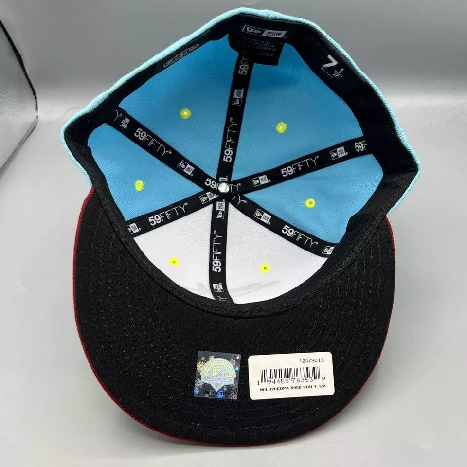 New Era South Bend Los Cabritos Maldichos Hat Men 7 1/2 MiLB Fitted Size ONE SIZE - 7 Thumbnail