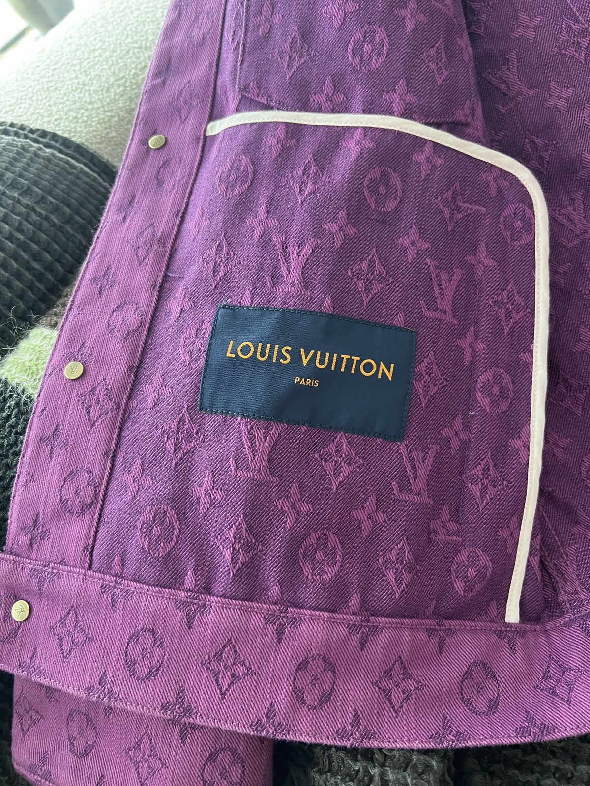 Louis Vuitton × Virgil Abloh Louis Vuitton Virgil Abloh Monogram Denim Jacket Size US M / EU 48-50 / 2 - 5 Thumbnail