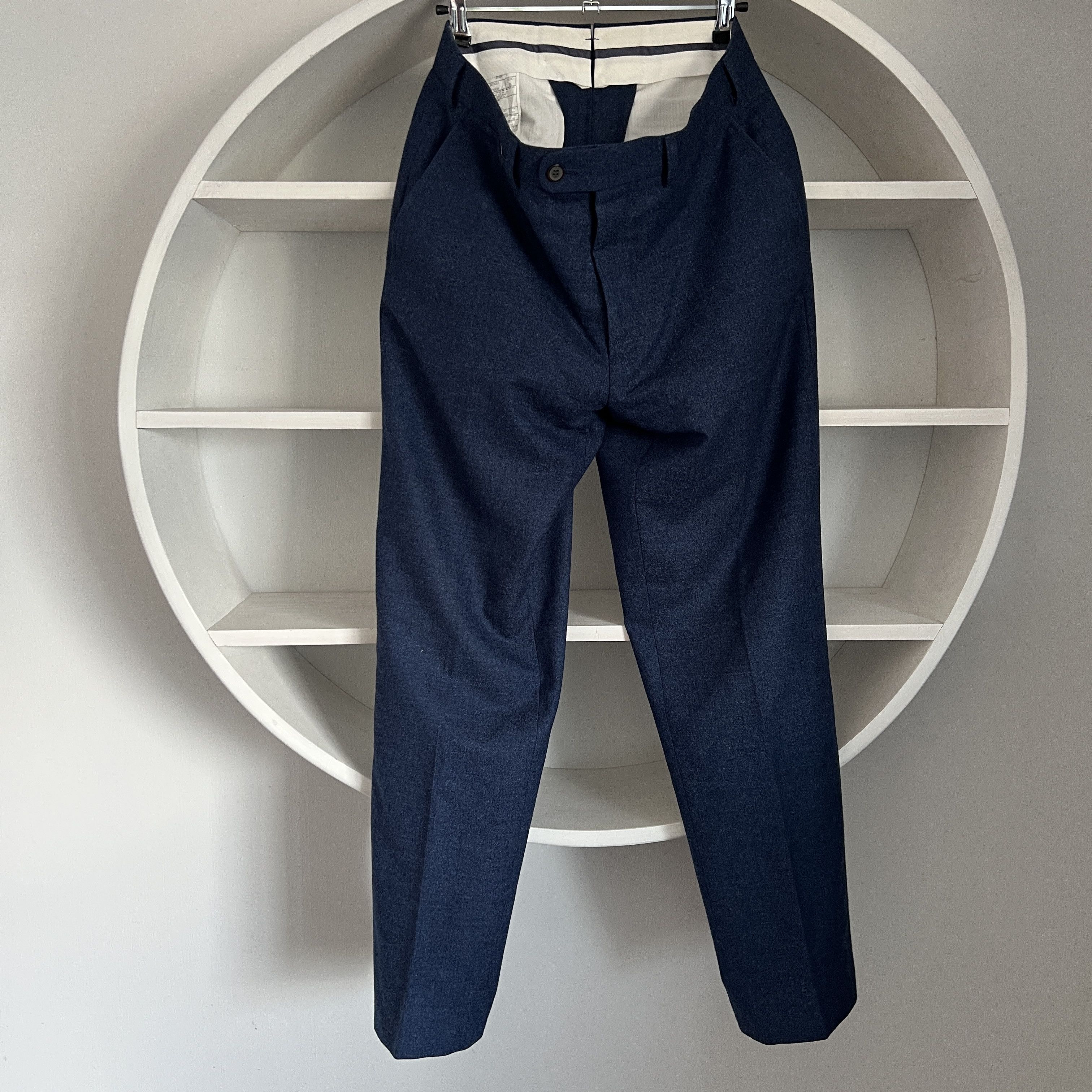 Suitsupply Men's SUITSUPPLY BRESCIA Wool Blue Suit Casual Pants Size 46 Size 46R - 1 Thumbnail