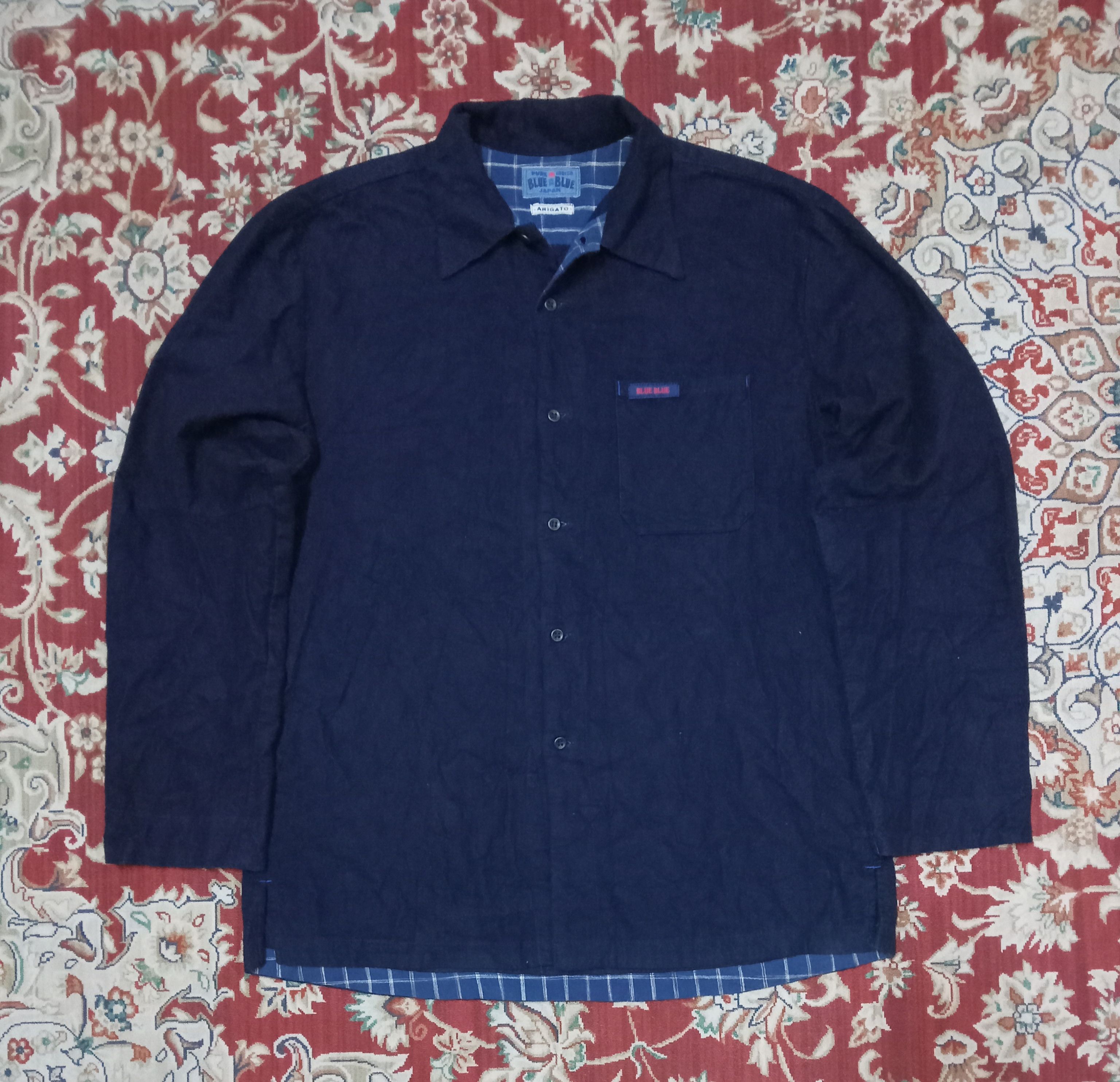 Blue Blue Japan Blue Blue Japan - Pure Indigo Blue Shirt Size US M / EU 48-50 / 2 - 1 Thumbnail