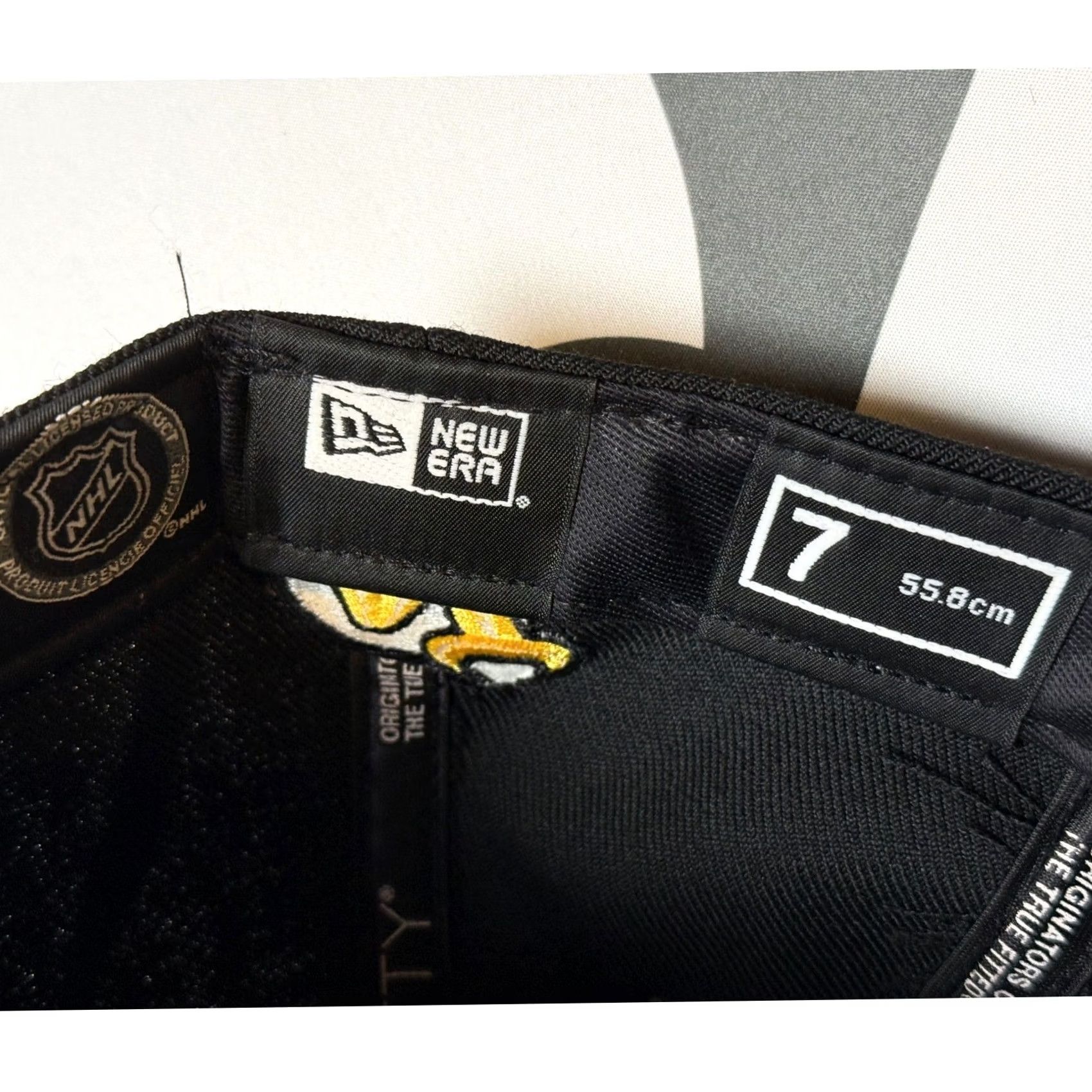 New Era New Era 59FIFTY Devils Hat Mens Size 7 Black NHL Fitted Cap Logo Size US M / EU 48-50 / 2 - 6 Thumbnail