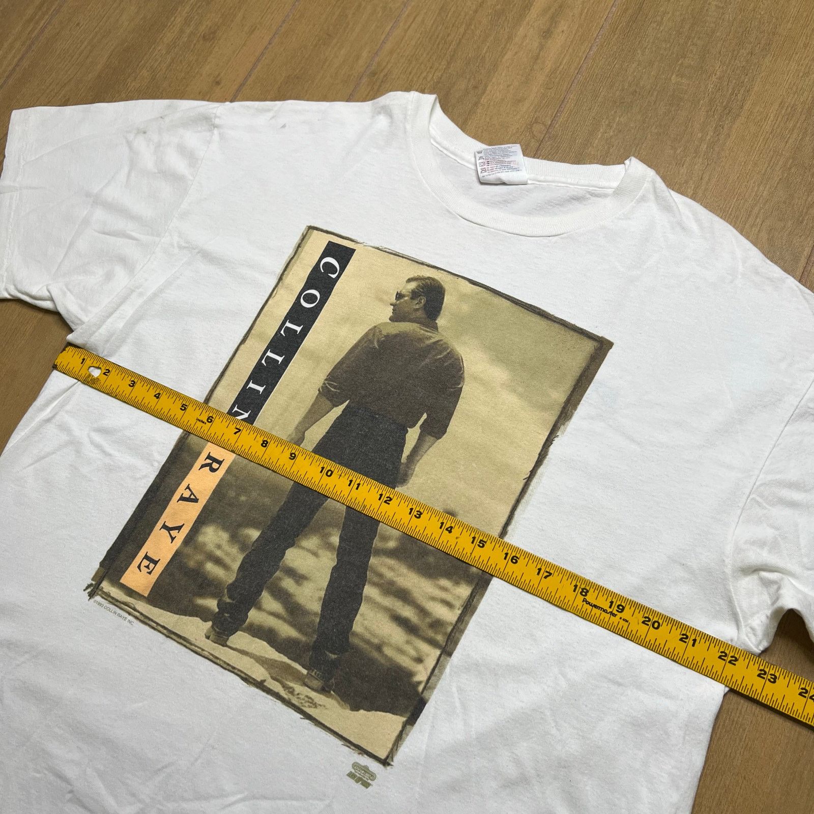 Hanes Vintage 90s Collin Raye merchandise T-shirt Men Sz XL Size US XL / EU 56 / 4 - 6 Thumbnail