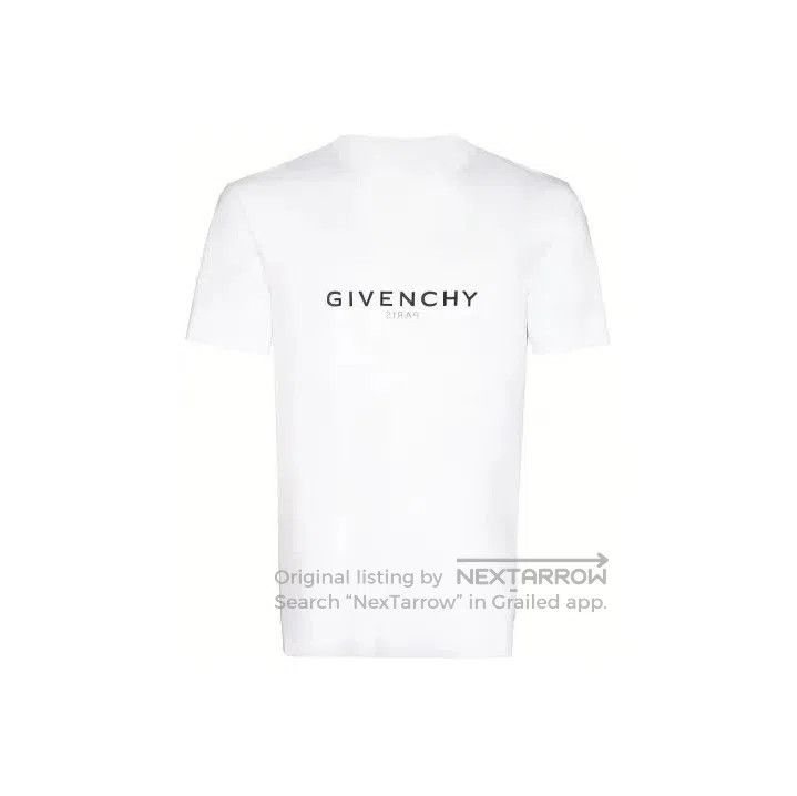 Givenchy Givenchy SS22 Logo Print White Crew Neck T-Shirt. Size US XL / EU 56 / 4 - 1 Thumbnail