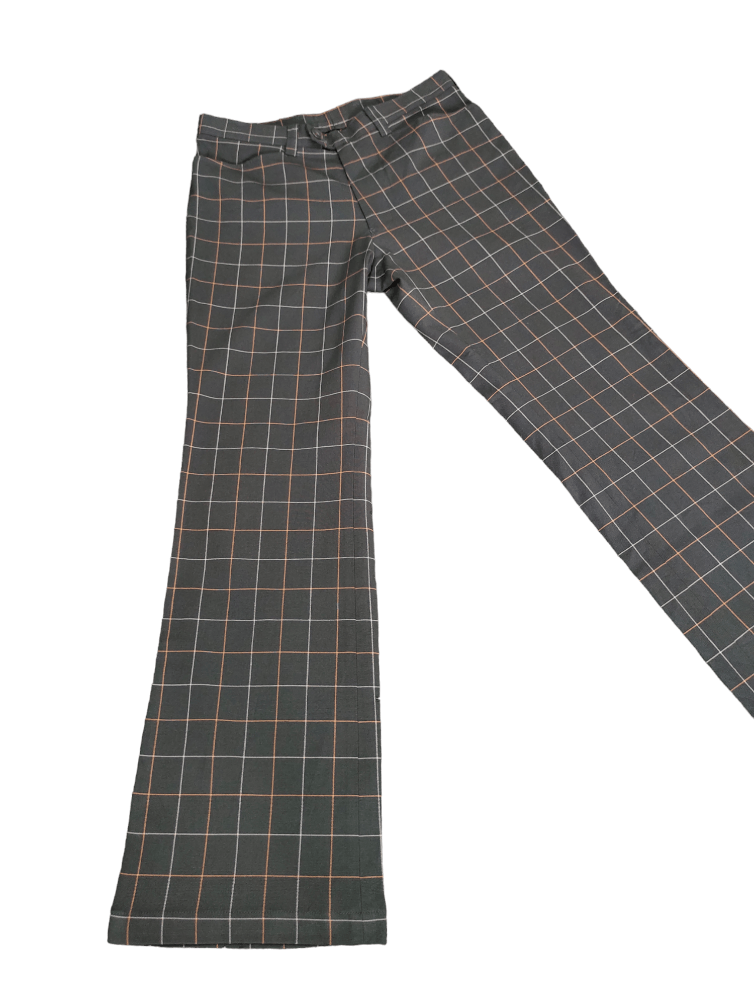 Tornado Mart Flare Pants Tornado Mart Checkered Plaid Boot Cut Streetwear Size US 29 - 2 Thumbnail