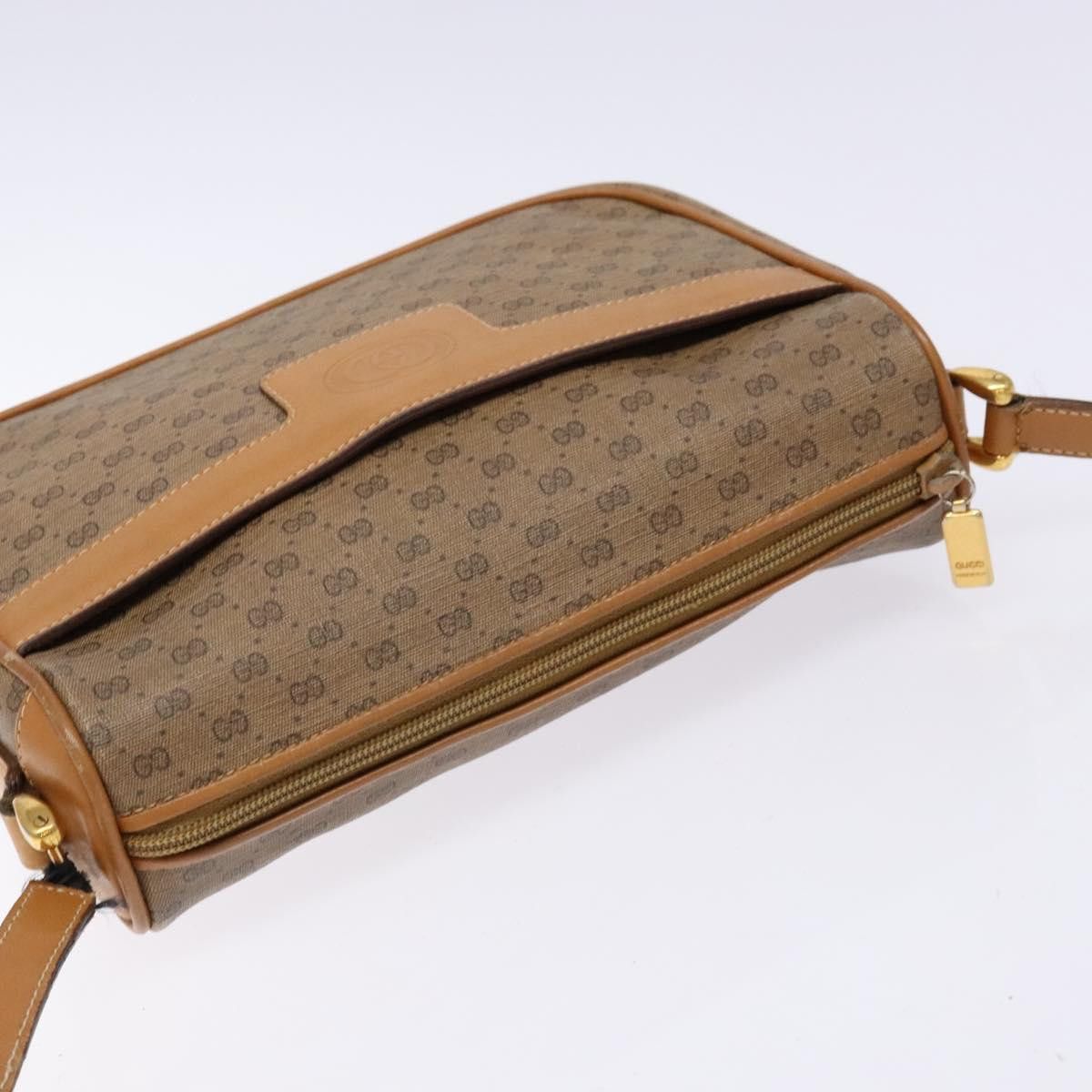 Gucci GUCCI Micro GG Supreme Shoulder Bag Pvc Beige Gold 001 14 Size ONE SIZE - 6 Thumbnail