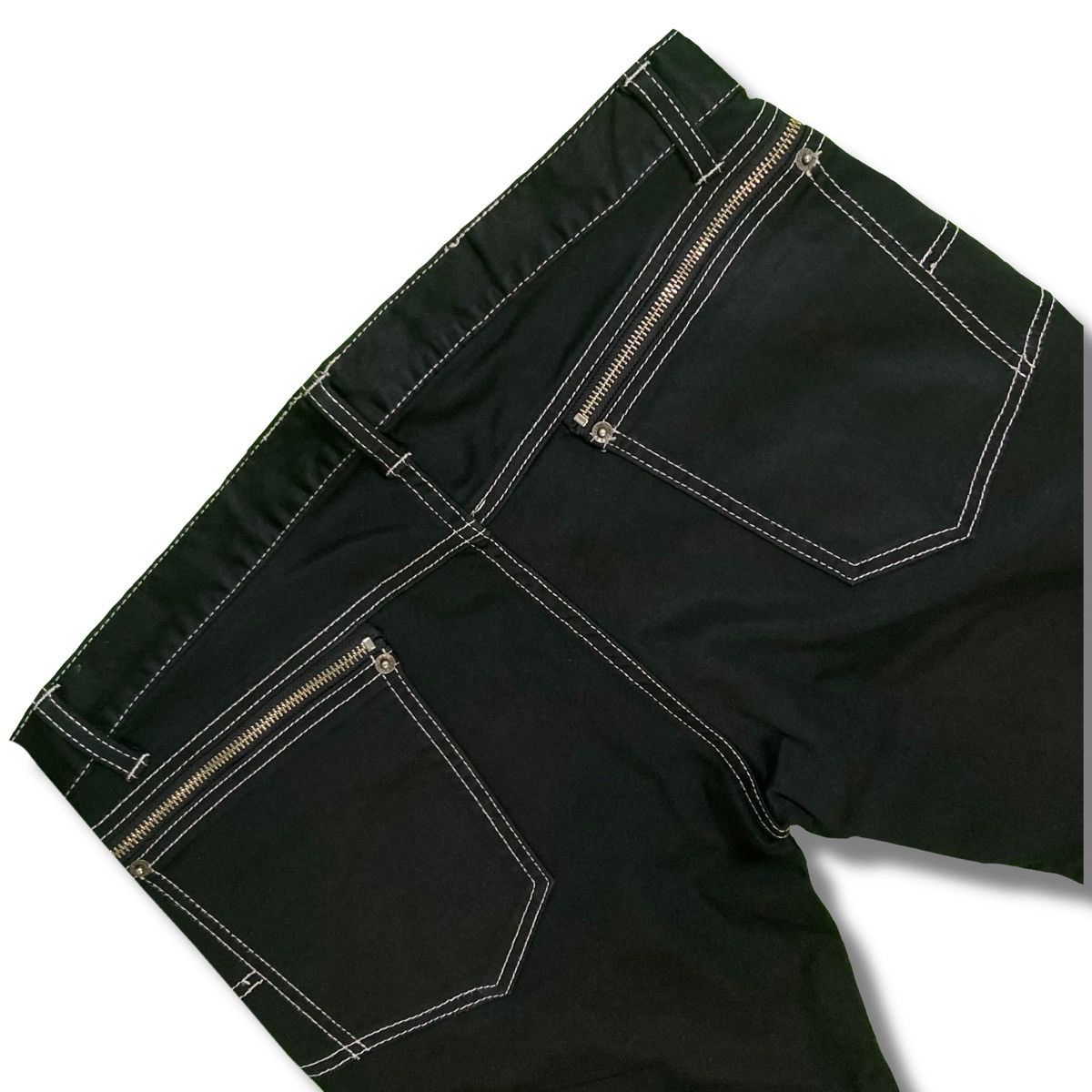 PPFM 2000s PPFM Bondage Zipper Punk Style Pants Size US 35 - 11 Thumbnail