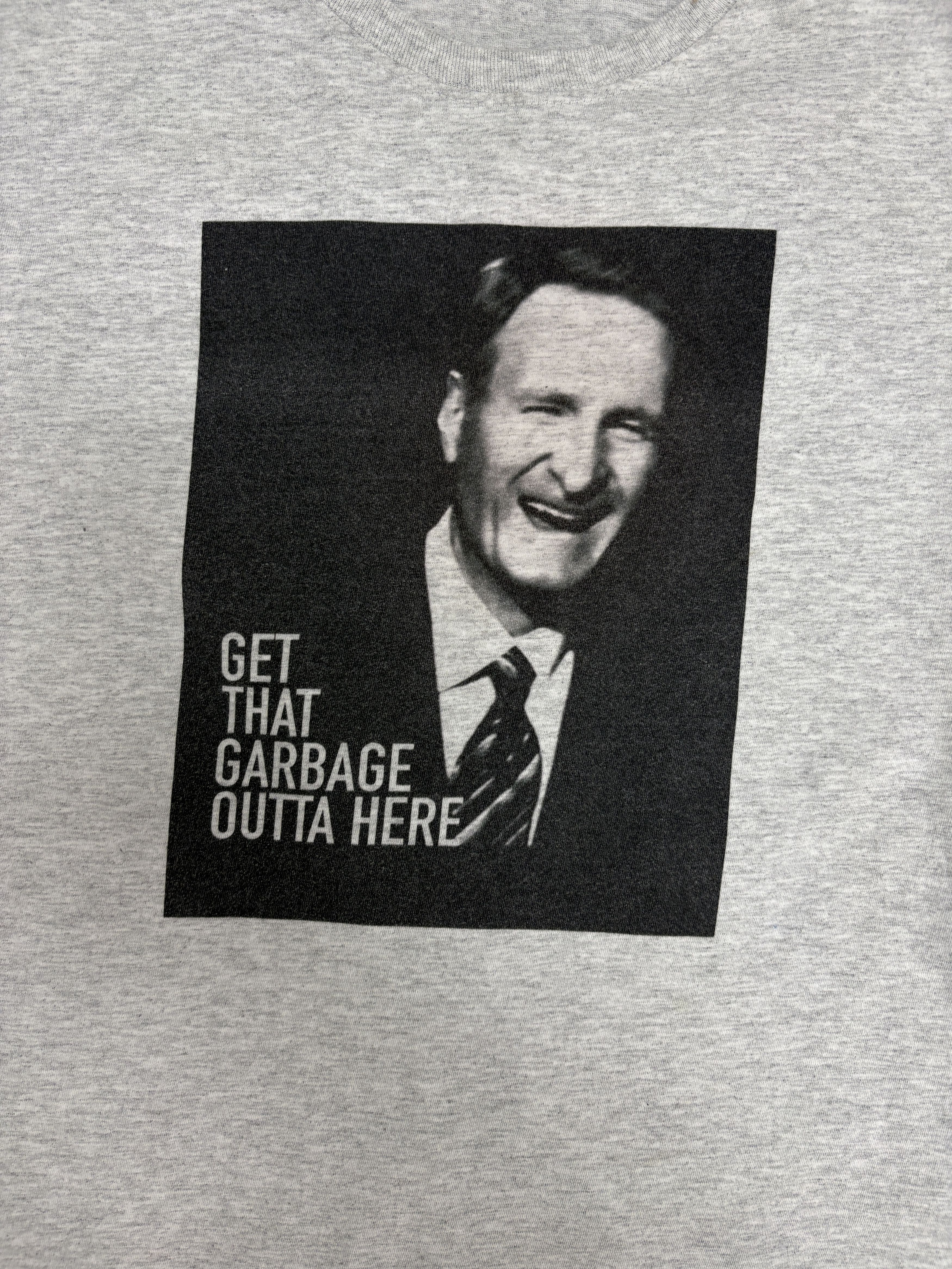 Vintage Jack Armstrong Get That Garbage Outta Here Vintage Grey Tee Size US L / EU 52-54 / 3 - 2 Thumbnail