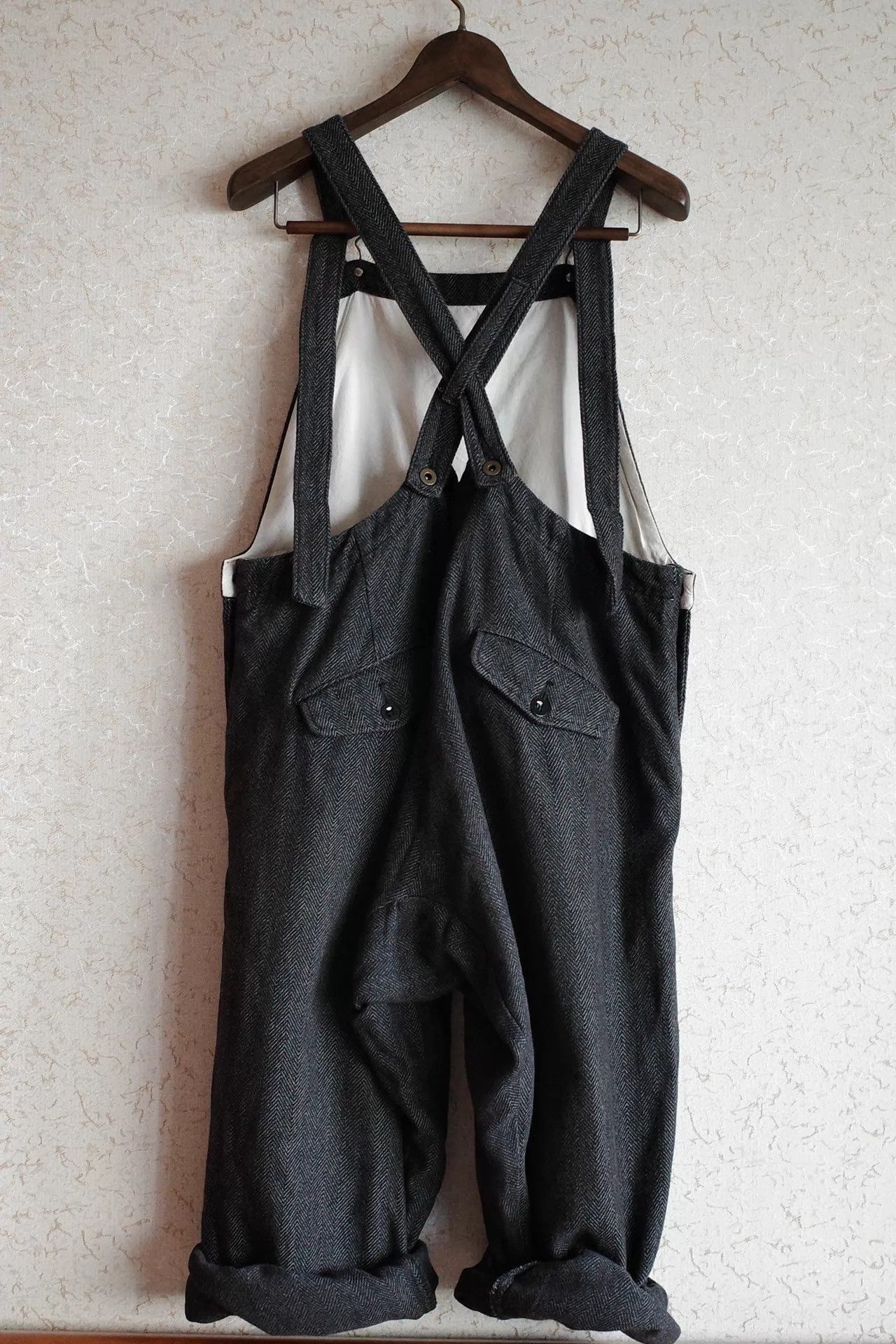 Garment Reproduction of Workers GRoW 00s Thick Cotton Herringbone Overalls Size US 32 / EU 48 - 3 Thumbnail