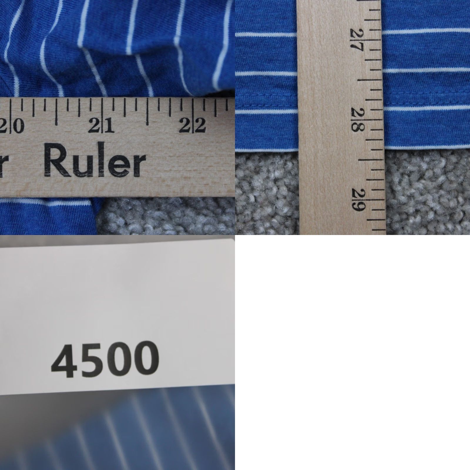 Vineyard Vines Vineyard Vines Polo Shirt Mens Medium Blue/White Stripe Short Sleeve Size US M / EU 48-50 / 2 - 9 Thumbnail