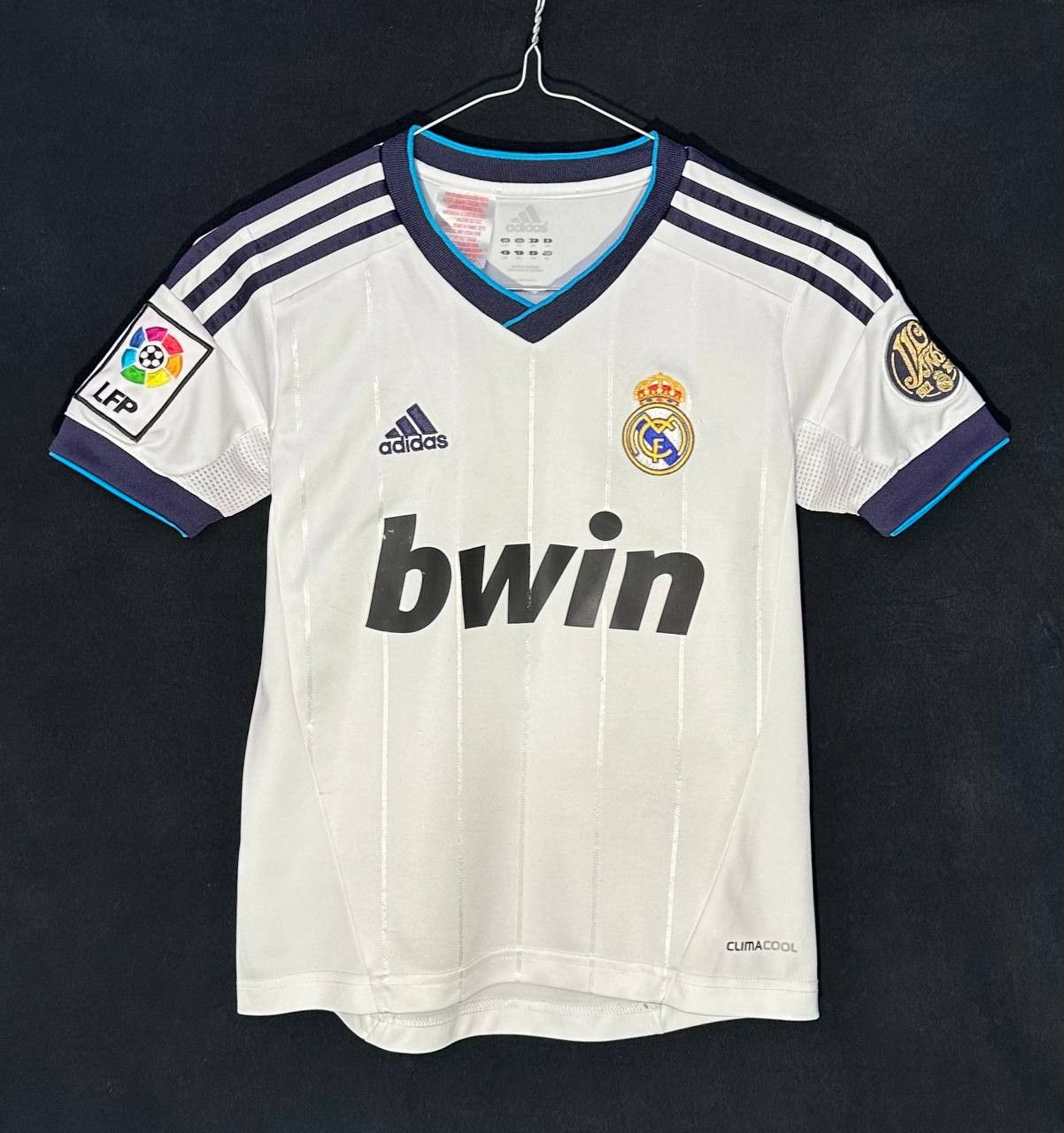 Adidas Adidas Real Madrid Home 2012 /13 football shirt Jersey YOUNG Size US XXS / EU 40 - 1 Thumbnail